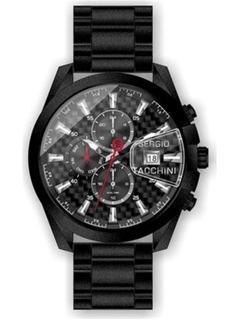ST.1.10050 Sergio Tacchini Erkek Kol Saati - Siyah - Siyah