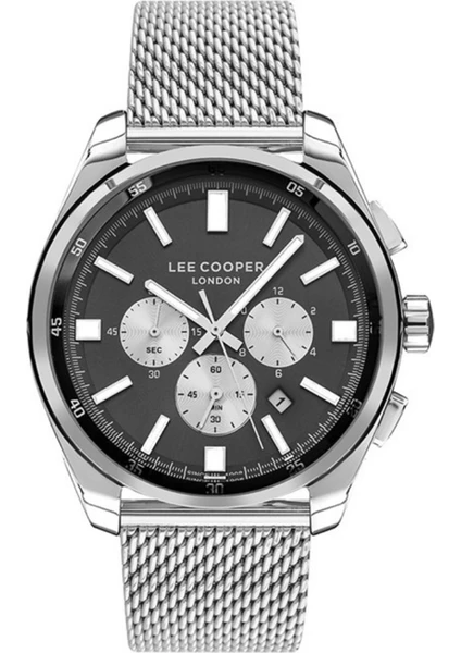 LC07656 Lee Coopper Erkek Kol Saati - gümüş-siyah