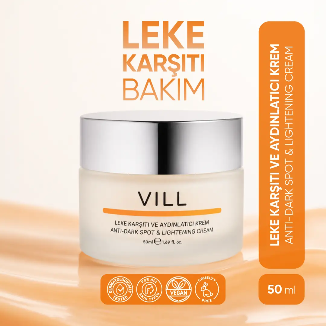 Vill Leke Karşıtı & Aydınlatıcı Krem 50 ml | Traneksamik Asit ve Alfa Arbutin