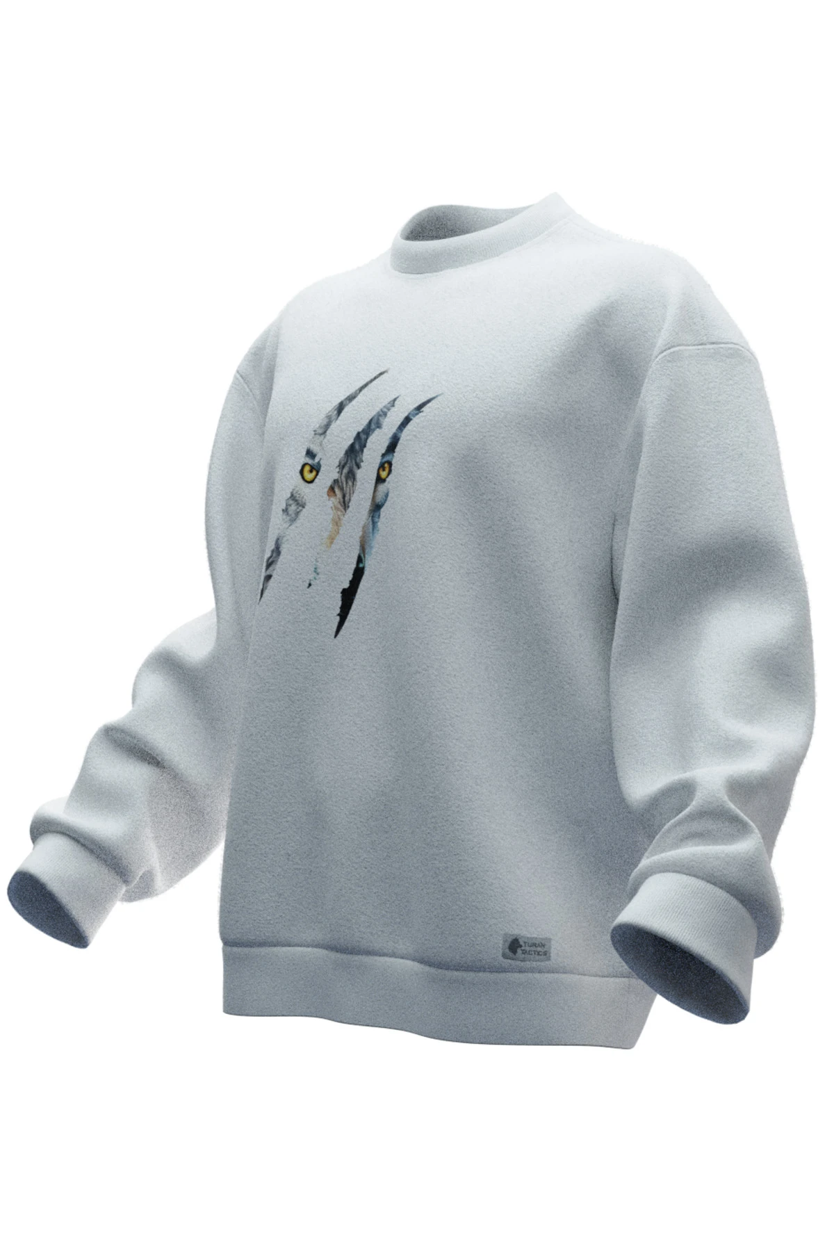 KURT PENÇESİ BASKILI OVERSIZE SWEATSHIRT (UNISEX)