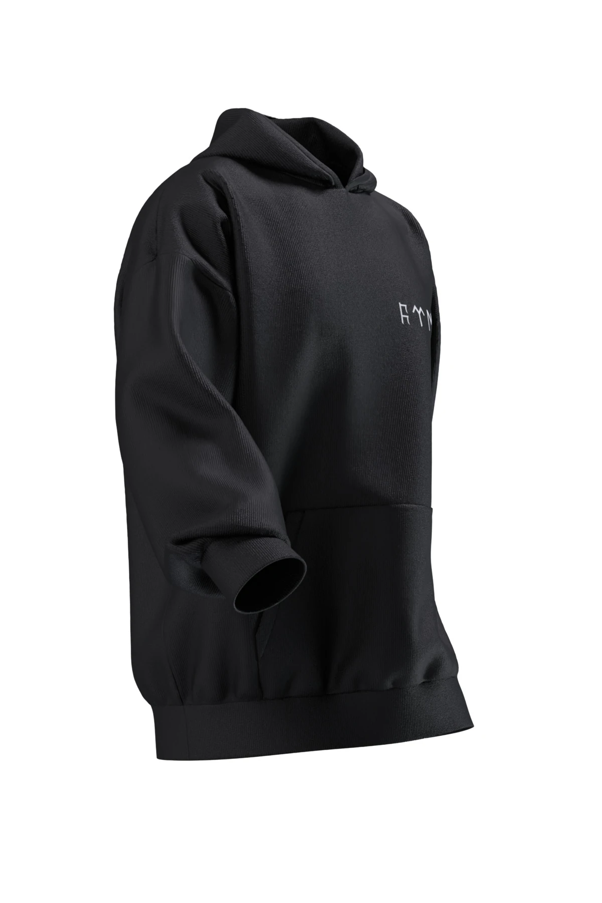 GÖKTÜRKÇE TÜRK YAZILI OVERSIZE HOODIE (UNISEX)