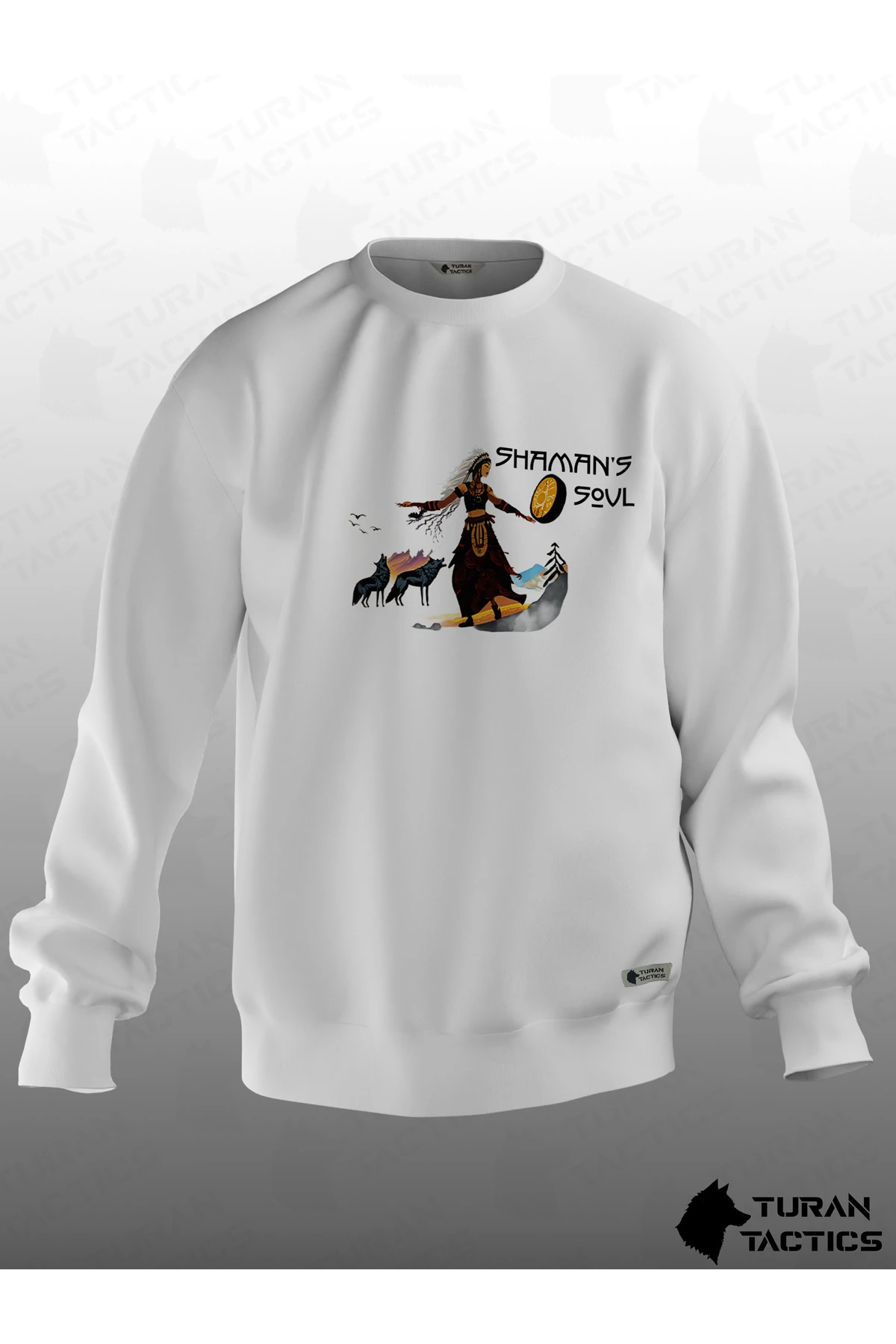 ŞAMAN BASKILI OVERSIZE SWEATSHIRT (UNISEX)