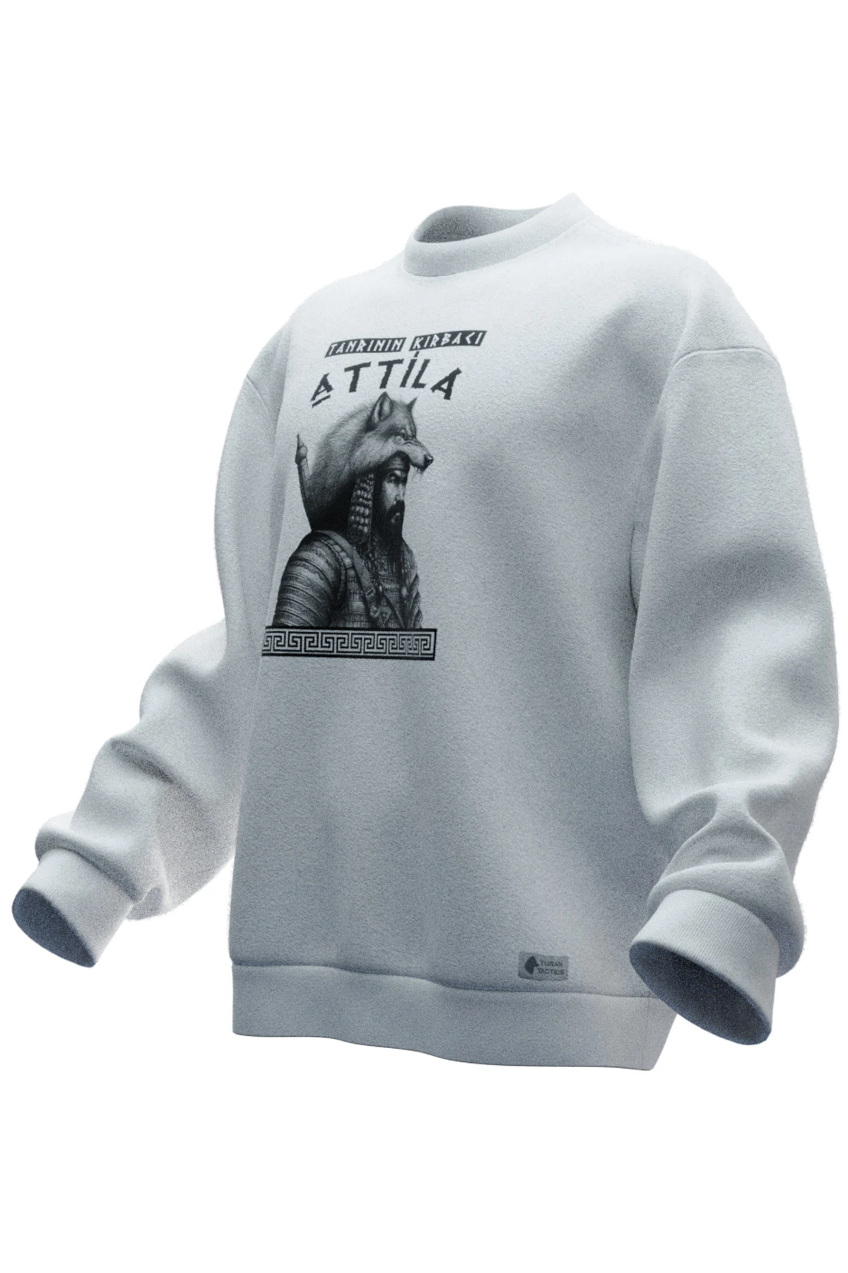 ATTİLA (TANRININ KIRBACI) BASKILI OVERSIZE SWEATSHIRT (UNISEX)