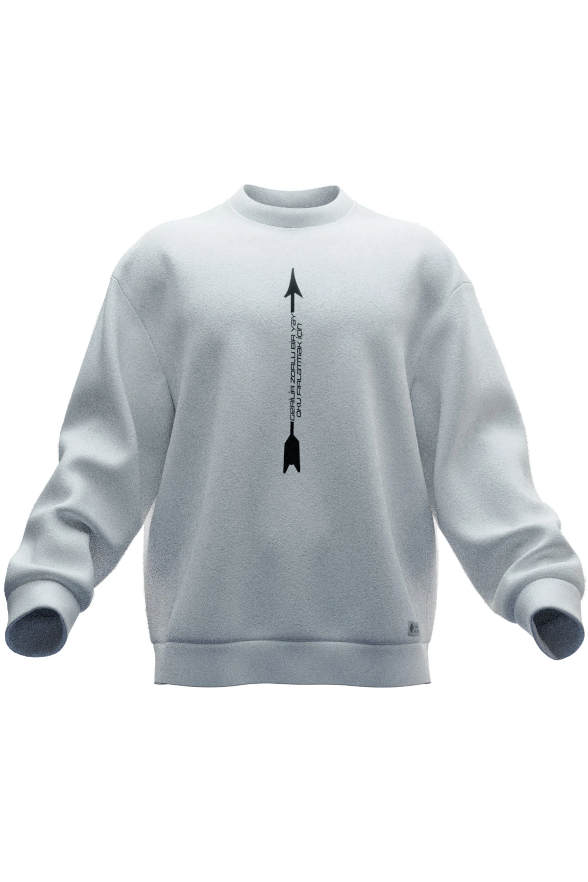 OK (ATSIZ ŞİİR) BASKILI OVERSIZE SWEATSHIRT (UNISEX)