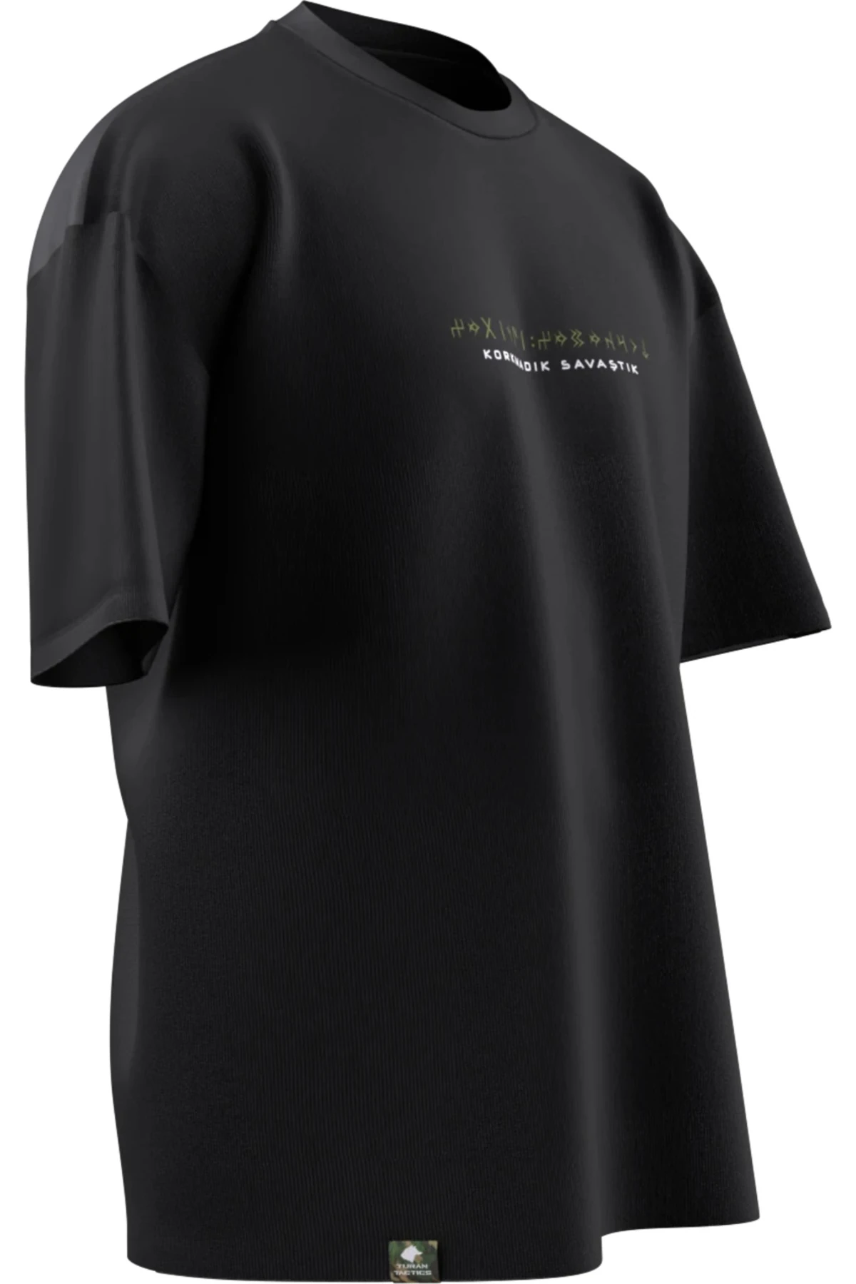 KORKMADIK SAVAŞTIK TASARIMLI OVERSIZE UNISEX T-SHIRT