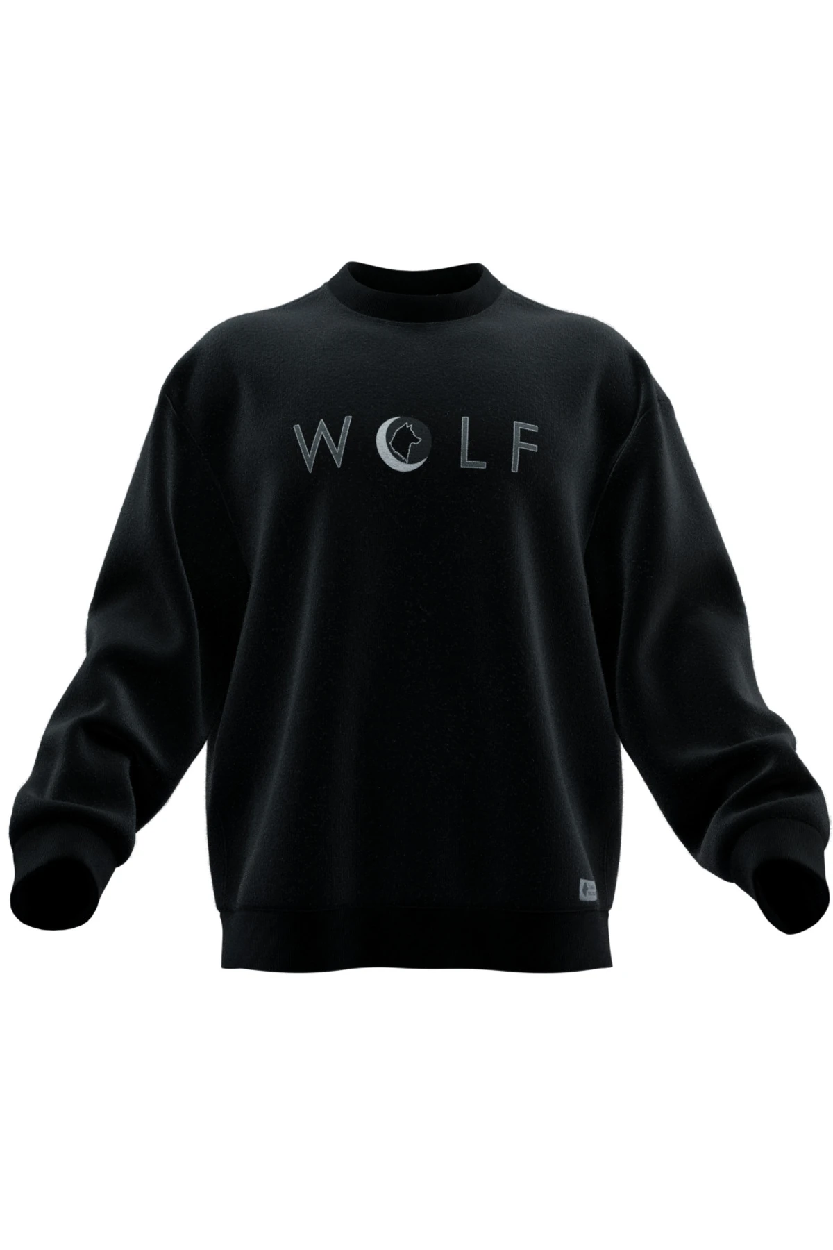 Wolf Yazılı Rahat Kalıp Unisex Sweatshirt
