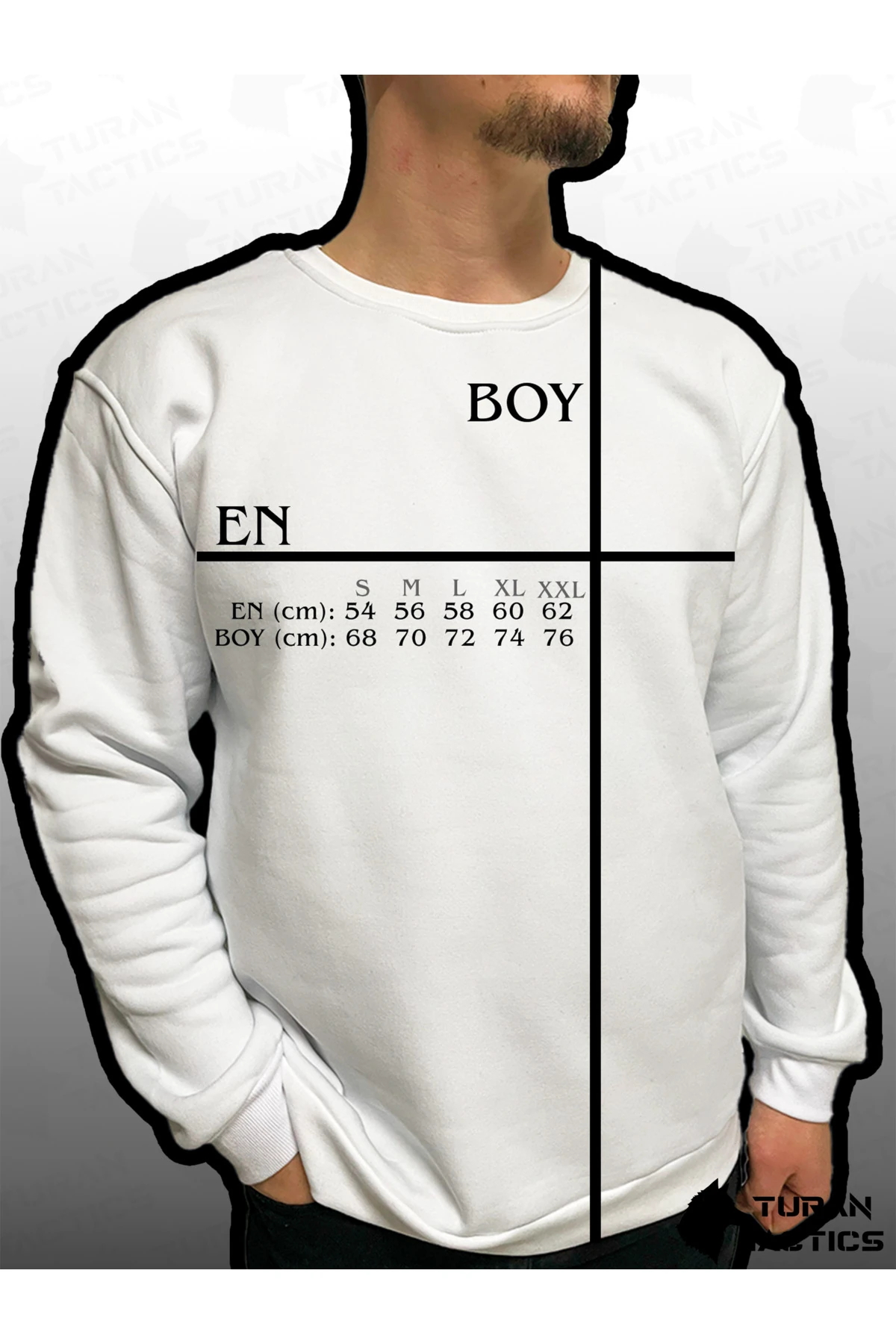 ŞAMAN BASKILI OVERSIZE SWEATSHIRT (UNISEX)