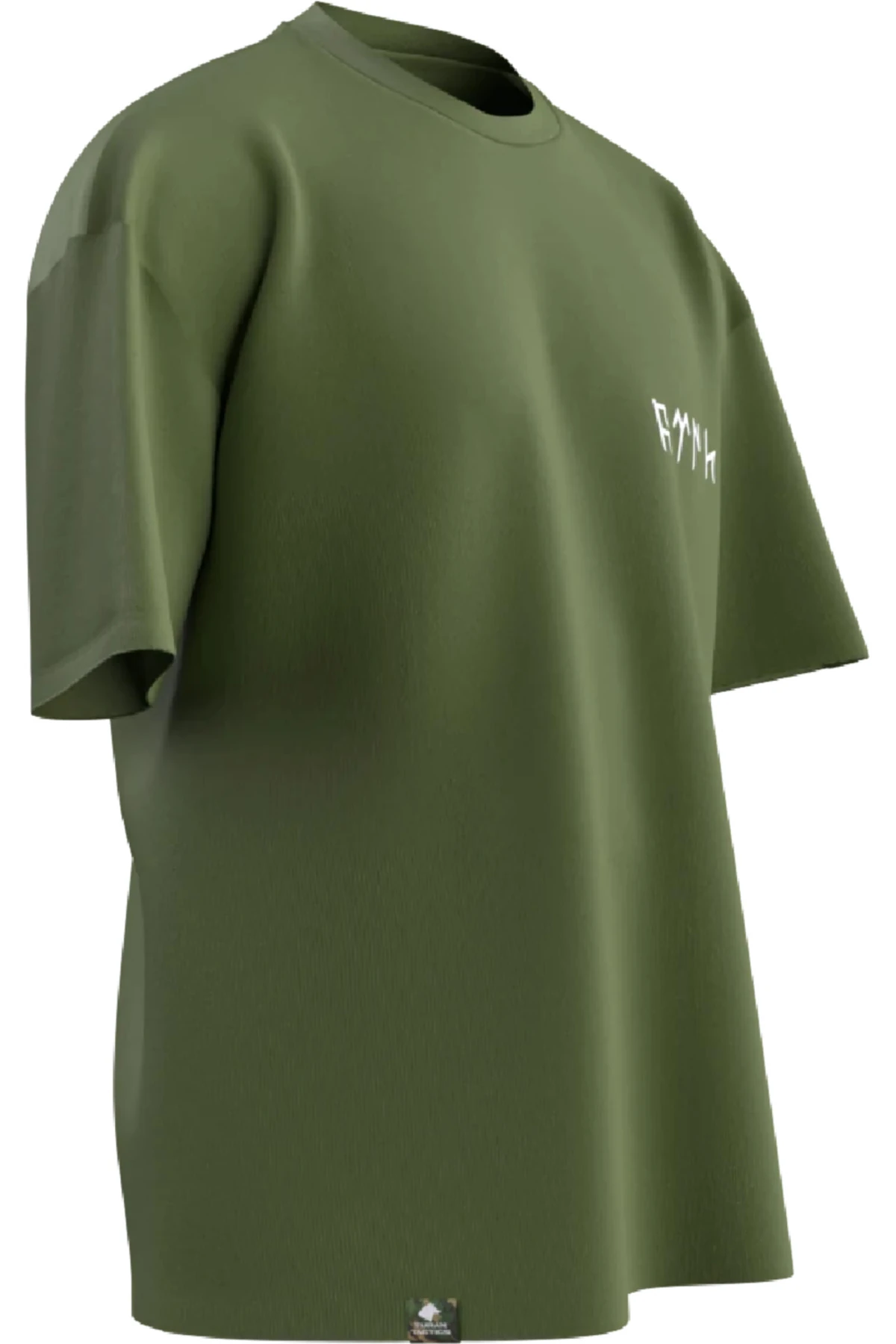 GÖKTÜRKÇE TÜRK Tasarımlı Oversıze Unısex T-shırt