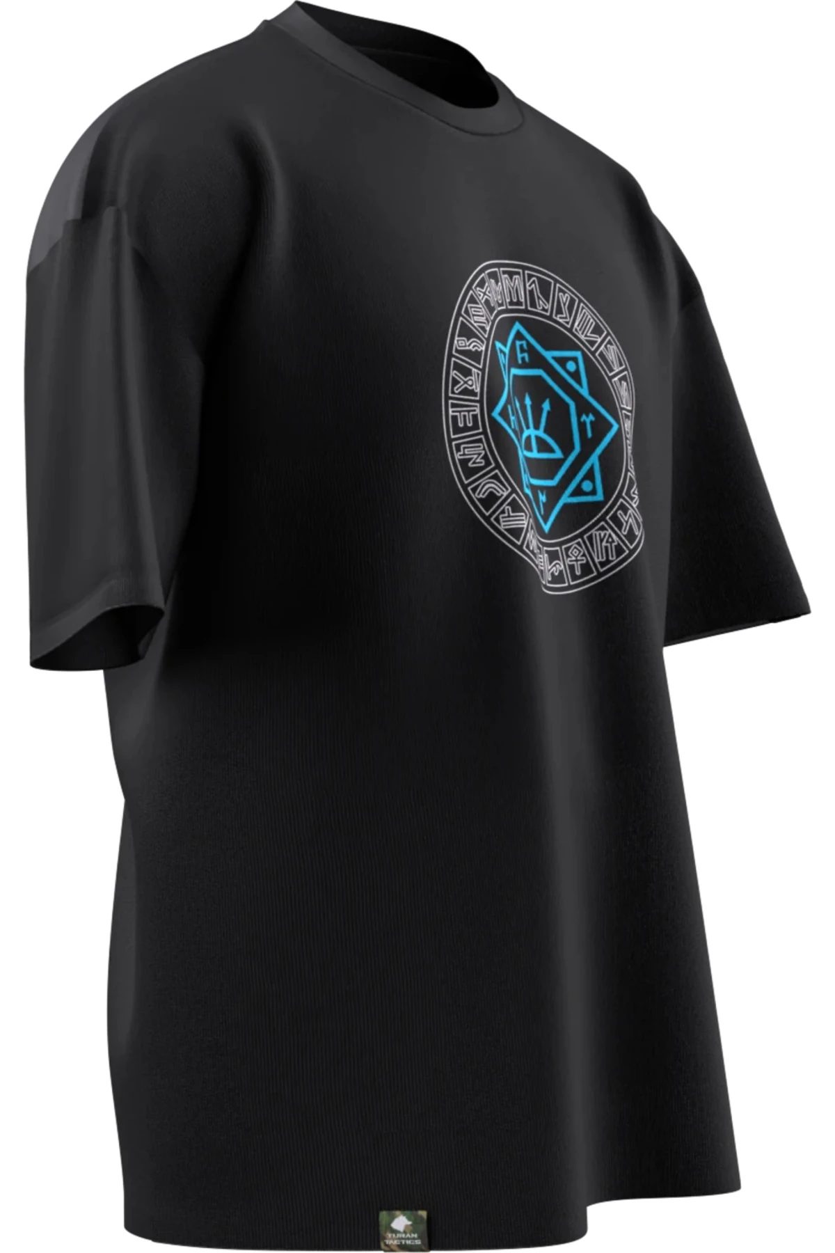 24 OĞUZ BOYU TASARIMLI OVERSIZE UNISEX T-SHIRT