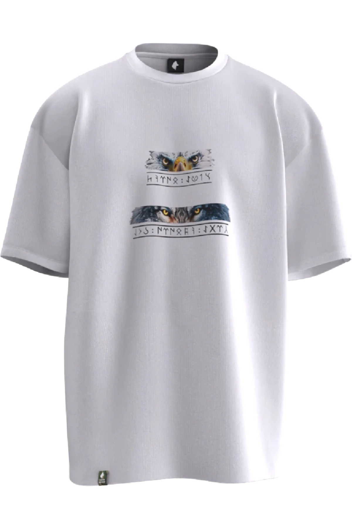 BÜRKÜT KÖKBÖRÜ (KURT KARTAL) Tasarımlı Oversıze Unısex T-shırt