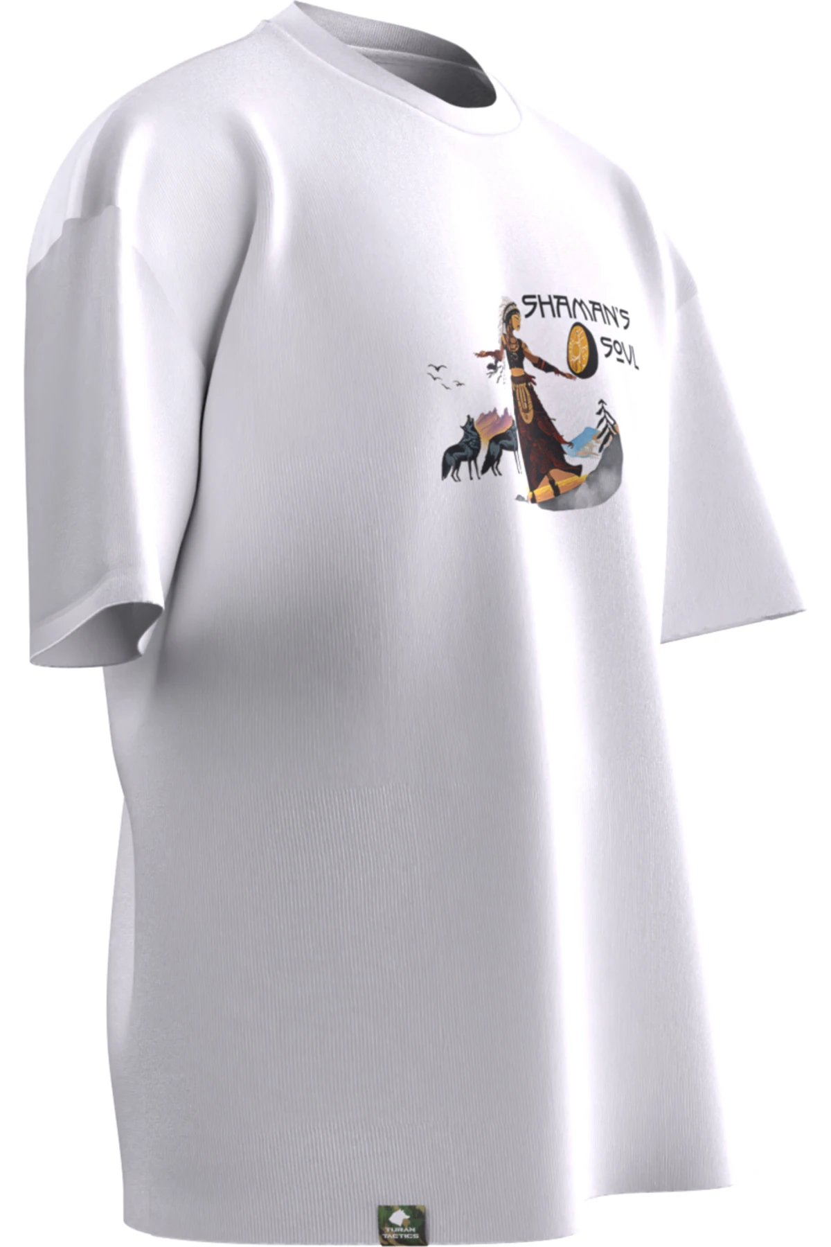 ŞAMAN KADIN TASARIMLI OVERSIZE UNISEX T-SHIRT