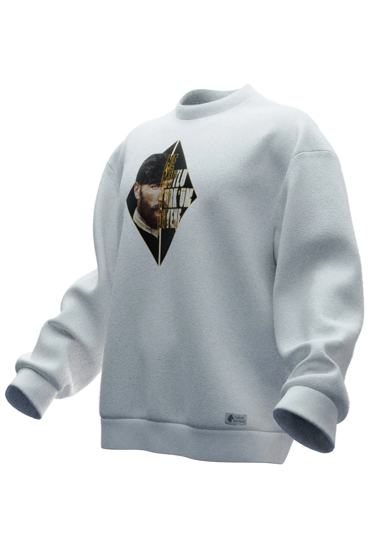Atatürk (Ne Mutlu Türk'üm Diyene) Tasarımlı Rahat Kalıp Unisex Sweatshirt