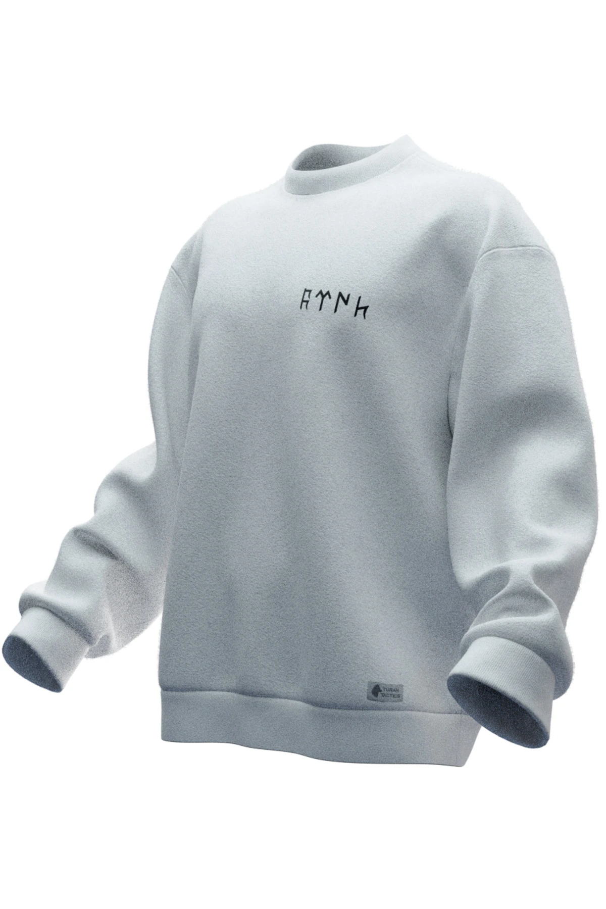 Göktürkçe Türk Tasarımlı Rahat Kalıp Unisex Sweatshirt