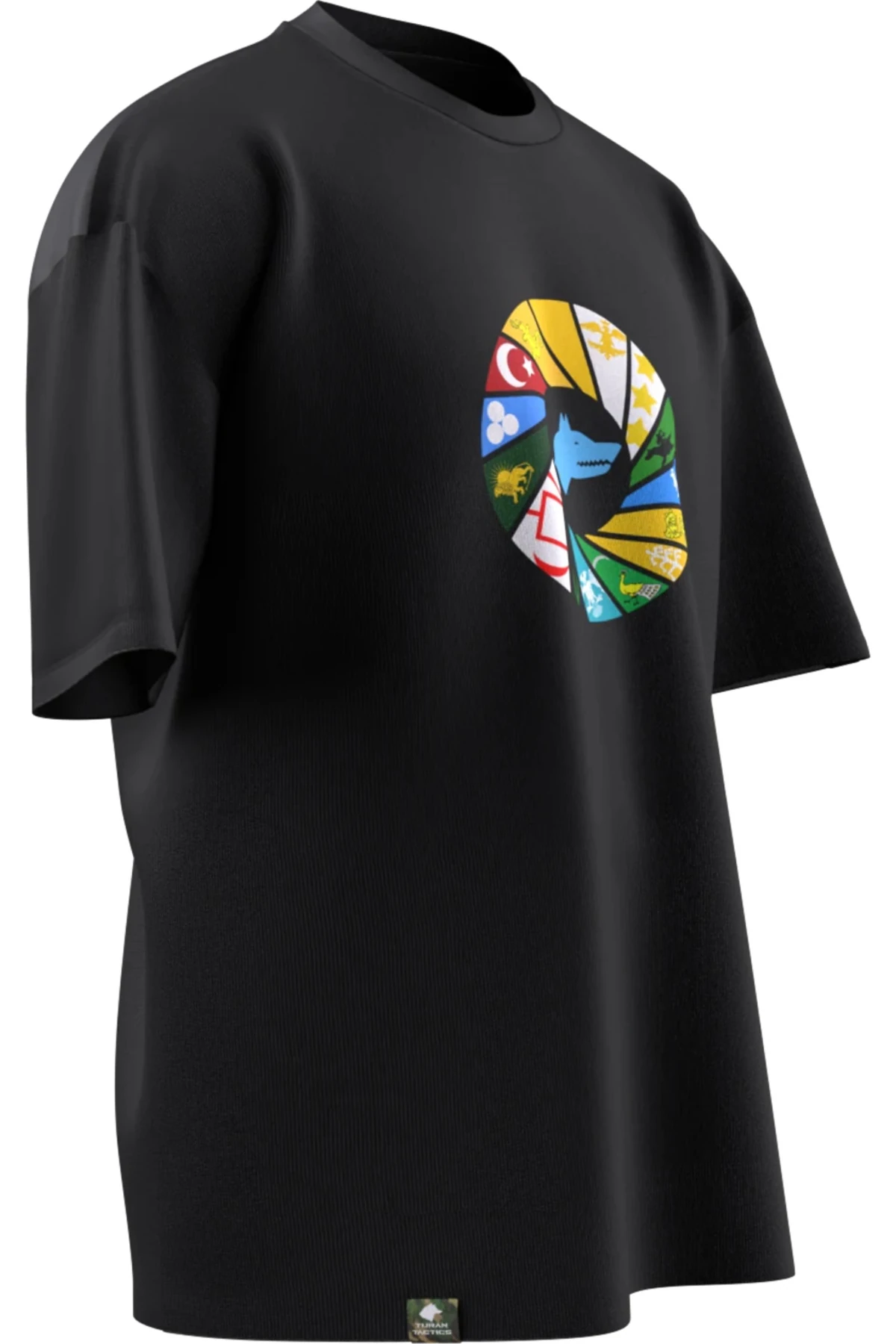 16 TÜRK HANEDANLIĞI TASARIMLI OVERSIZE UNISEX T-SHIRT