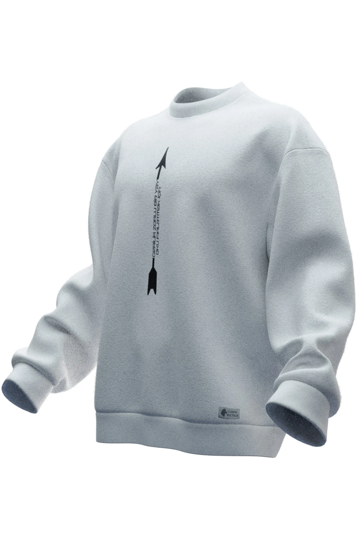 OK (ATSIZ ŞİİR) BASKILI OVERSIZE SWEATSHIRT (UNISEX)