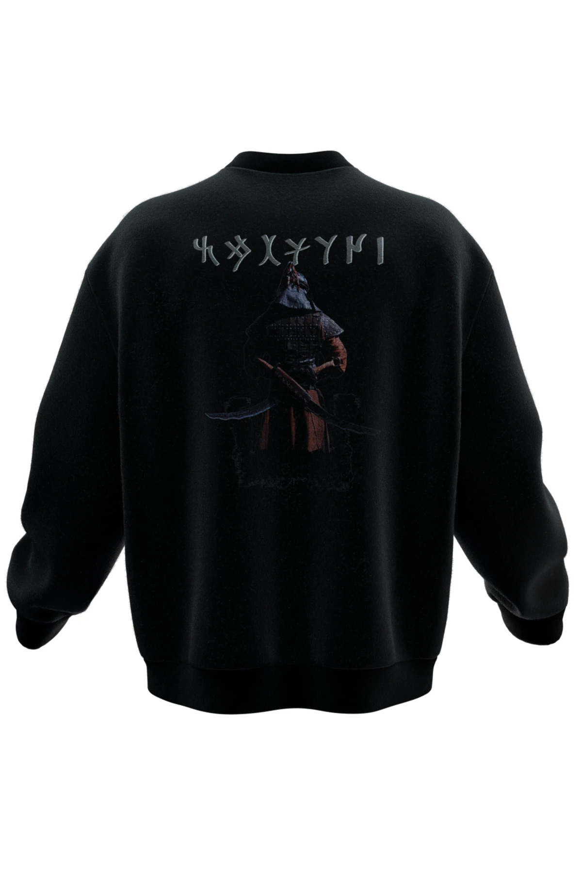 BAĞATIR SAVAŞÇI BASKILI OVERSIZE SWEATSHIRT (UNISEX)