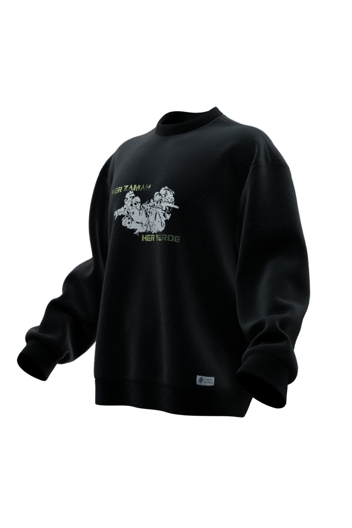 SAT Tasarımlı Rahat Kalıp Unisex Sweatshirt