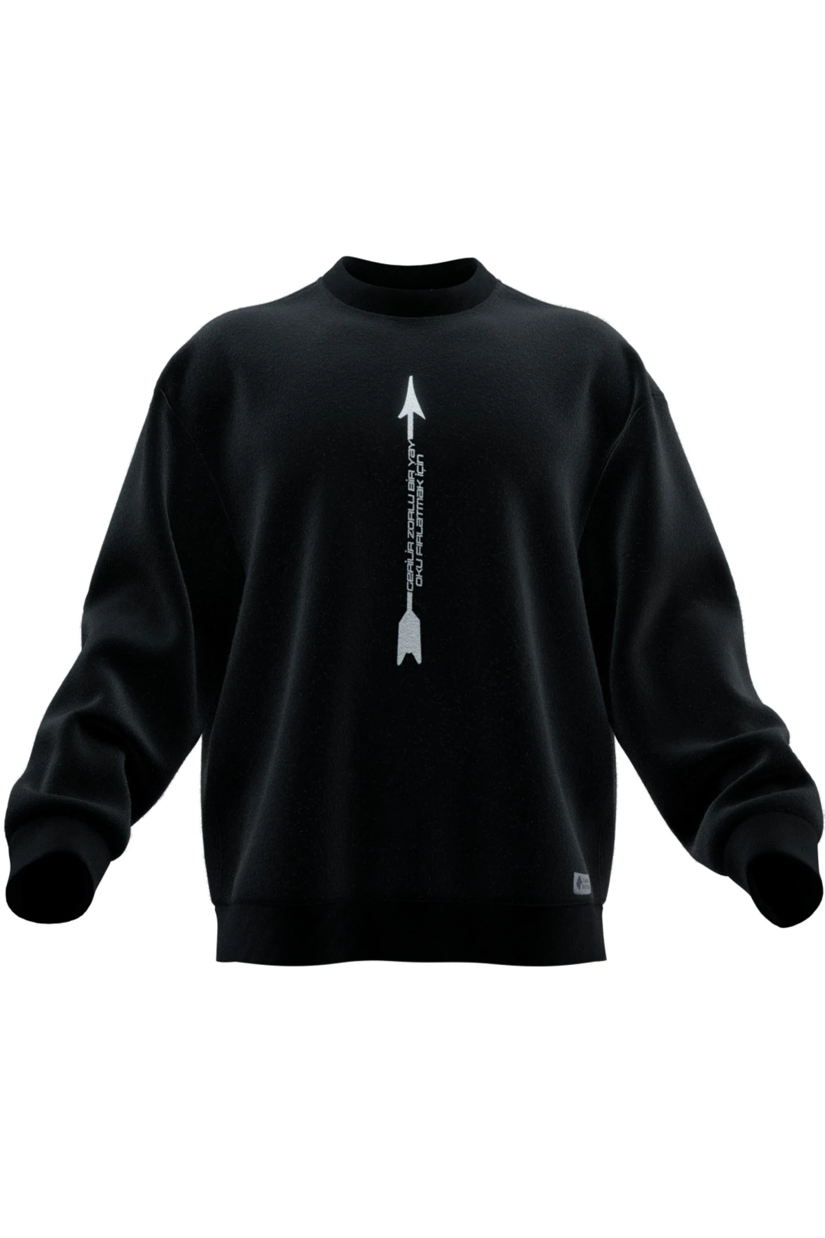 OK (ATSIZ ŞİİR) BASKILI OVERSIZE SWEATSHIRT (UNISEX)