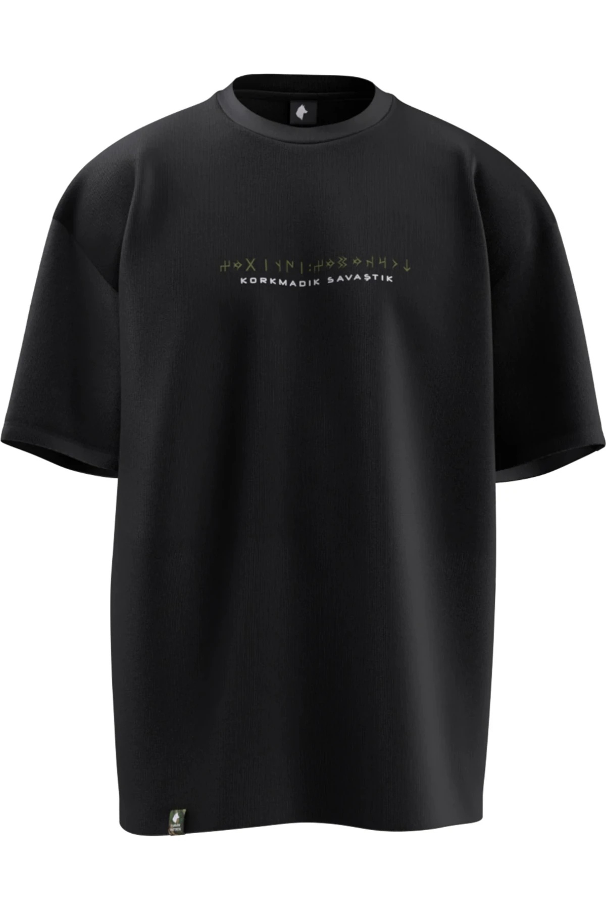 KORKMADIK SAVAŞTIK TASARIMLI OVERSIZE UNISEX T-SHIRT