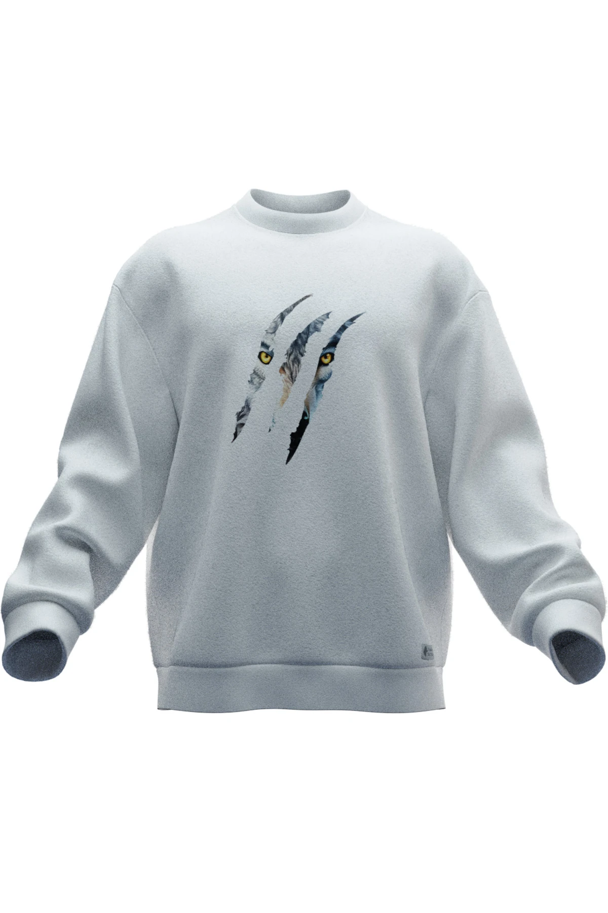 KURT PENÇESİ BASKILI OVERSIZE SWEATSHIRT (UNISEX)
