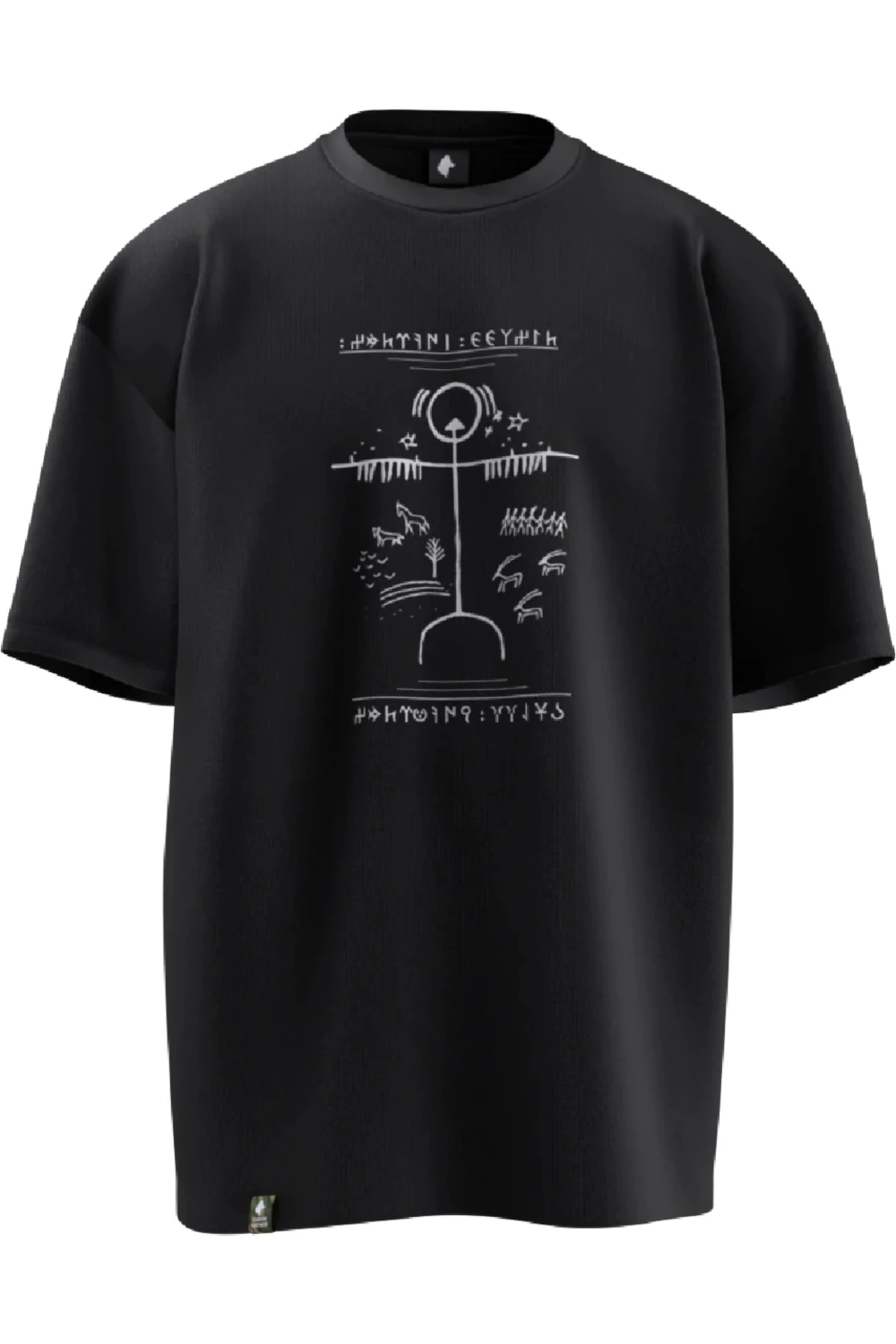 KAM DAVULU Tasarımlı Oversıze Unısex T-shırt