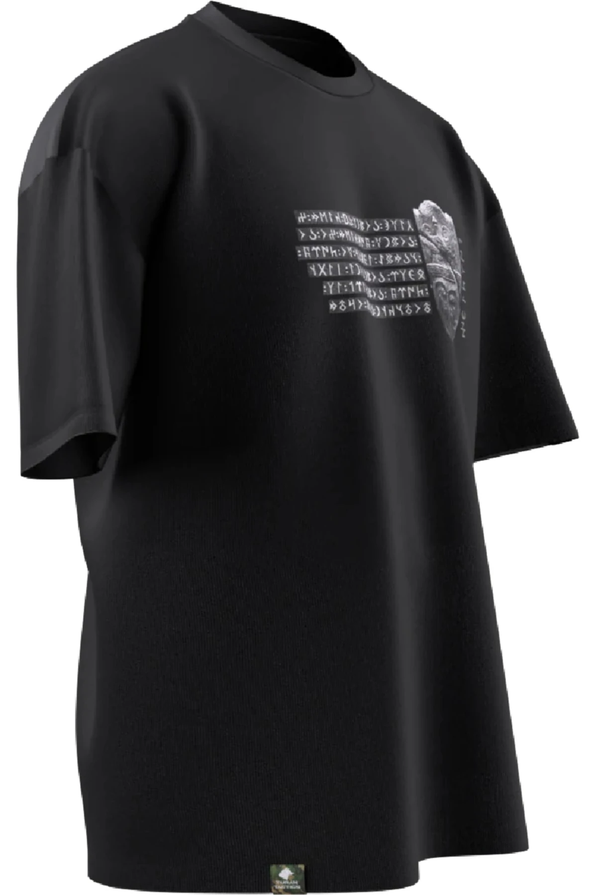 KÜLTEGİN Tasarımlı Oversıze Unısex T-shırt