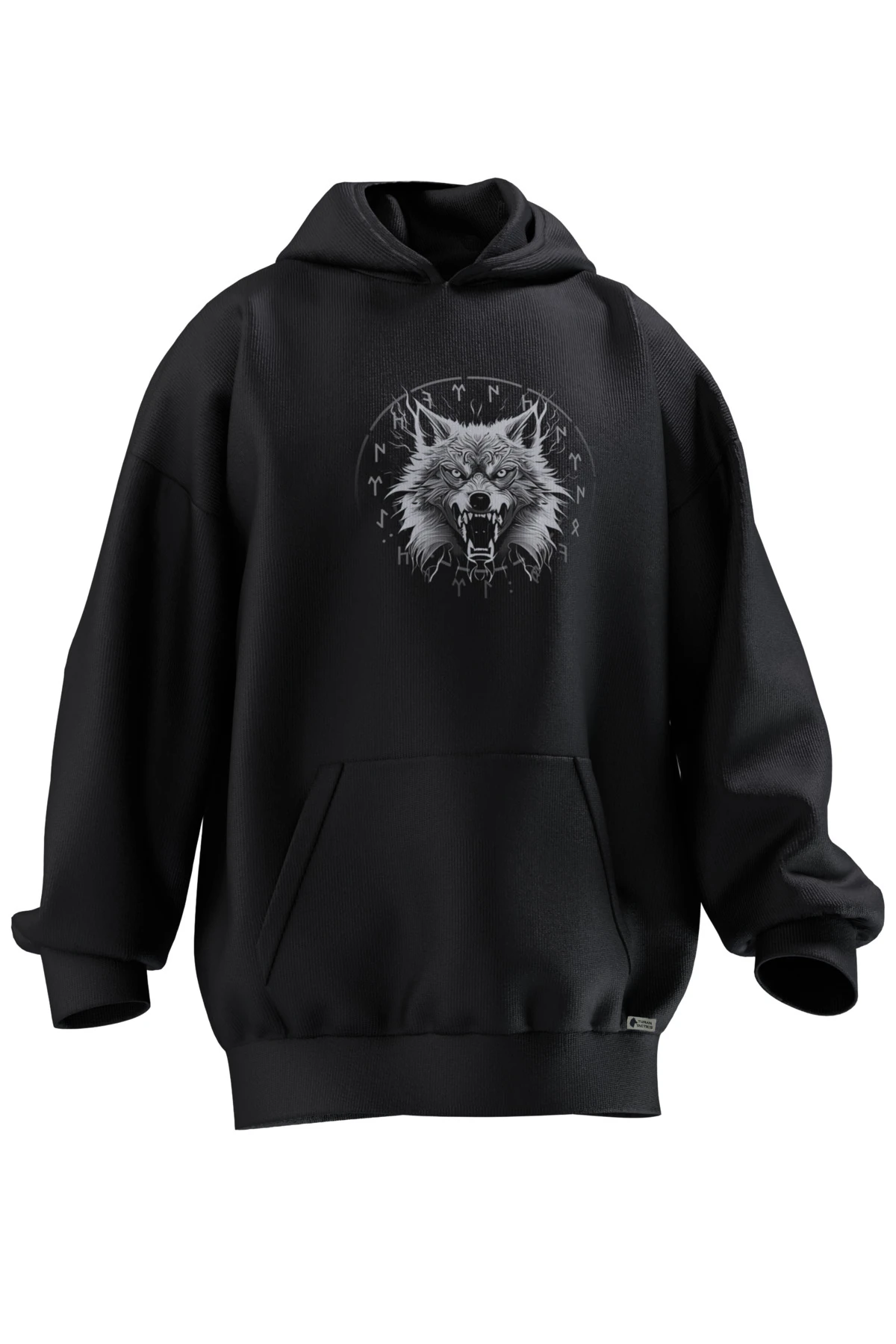 TTT GÖKBÖRÜ BASKILI OVERSIZE HOODIE (UNISEX)