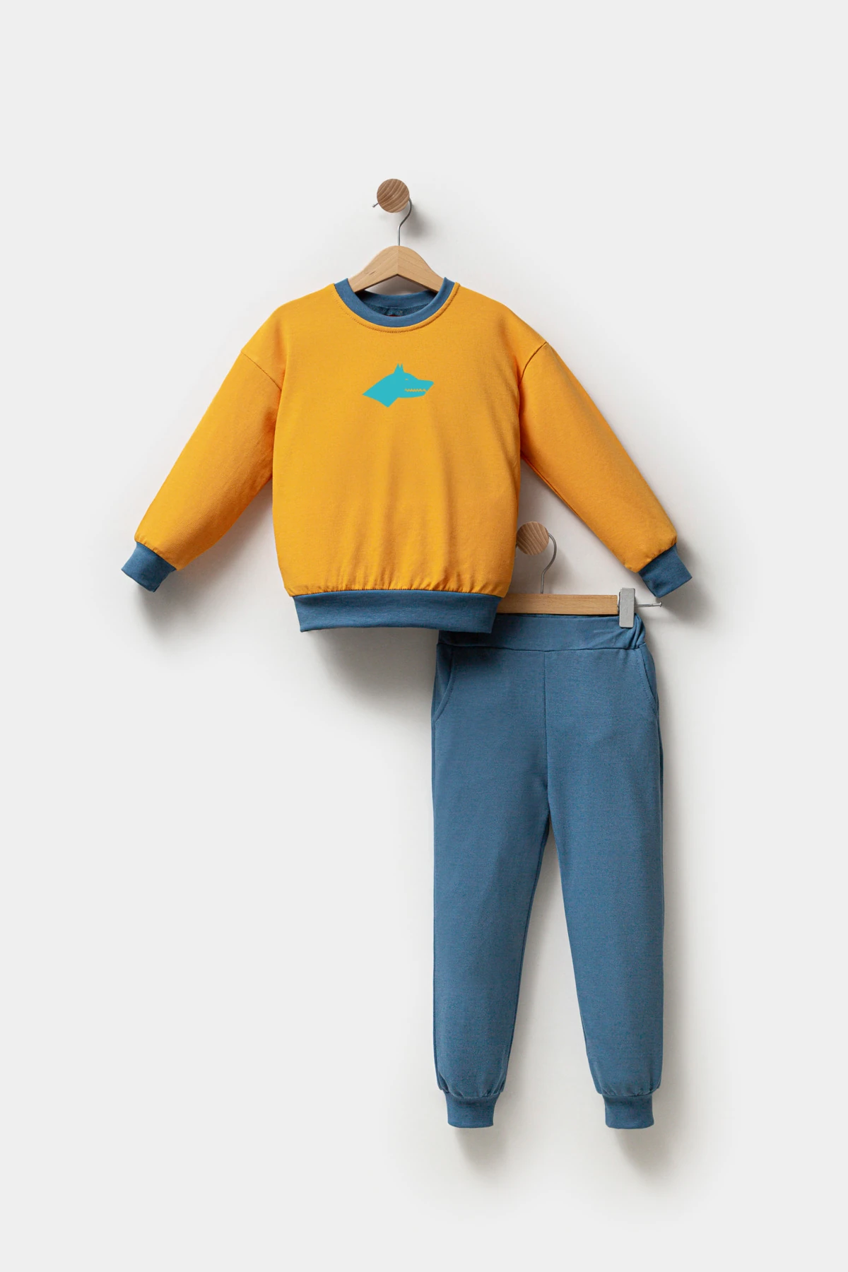 Göktürk Tasarımlı Çocuk Eşofman Takımı