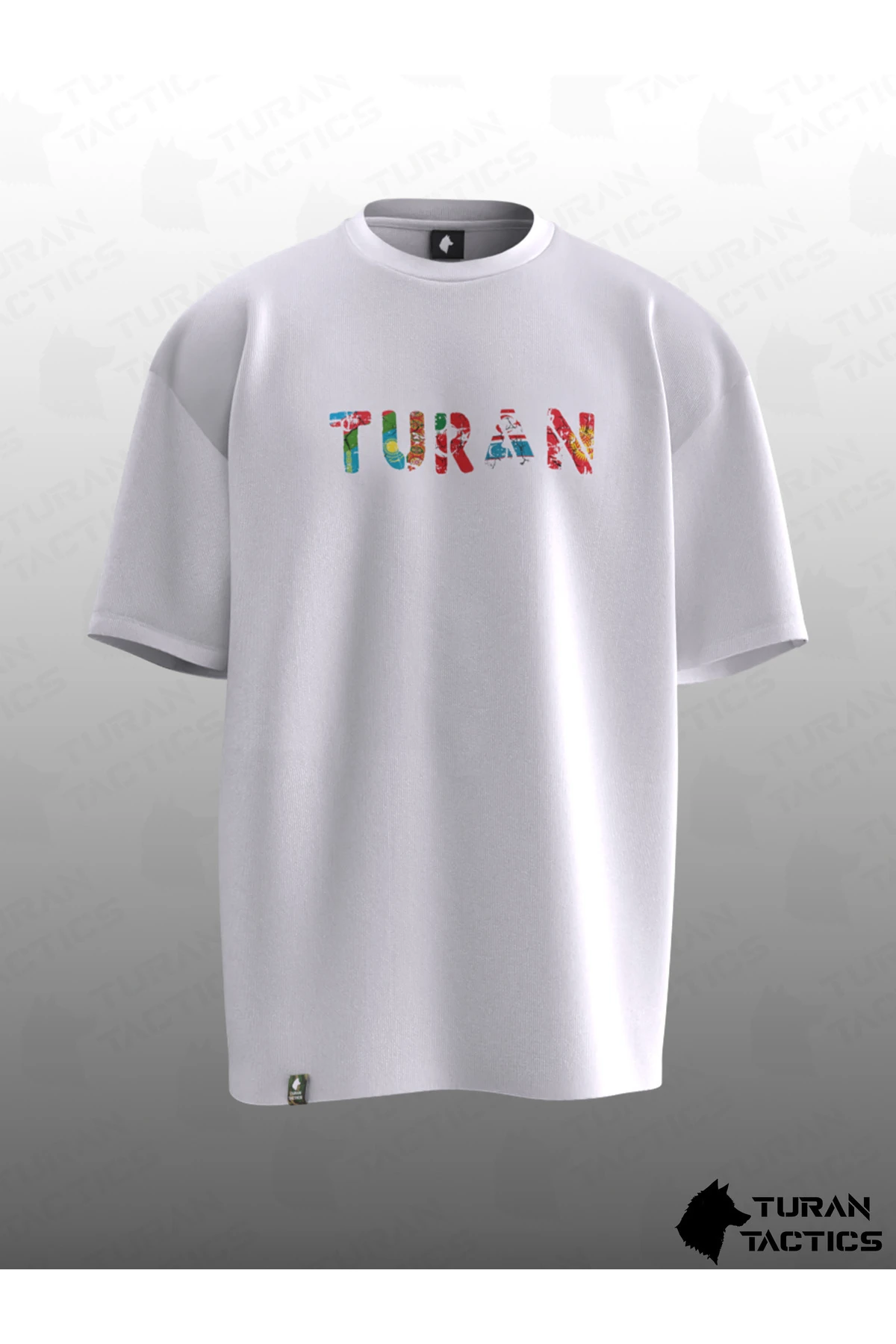 TURAN v2 TASARIMLI OVERSIZE UNISEX T-SHIRT