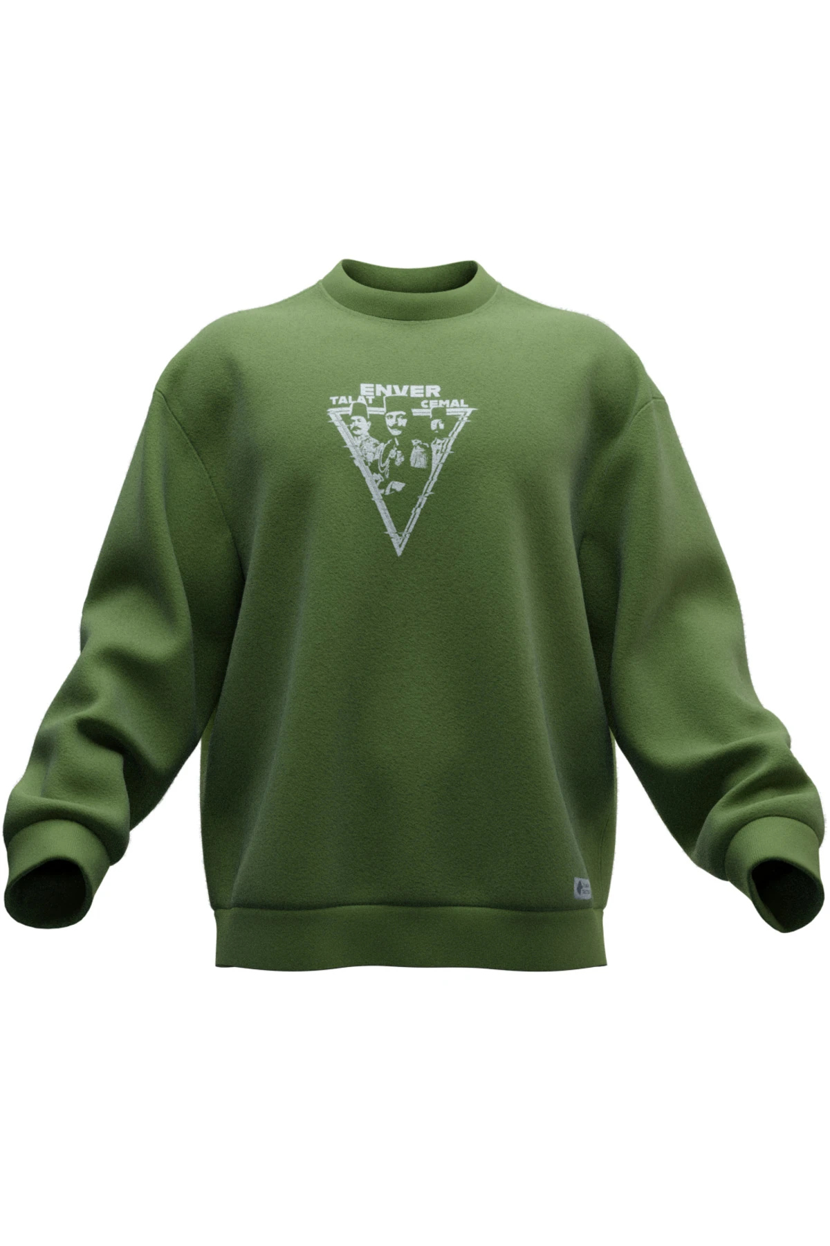 Talat Enver Cemal Tasarımlı Rahat Kalıp Unisex Sweatshirt