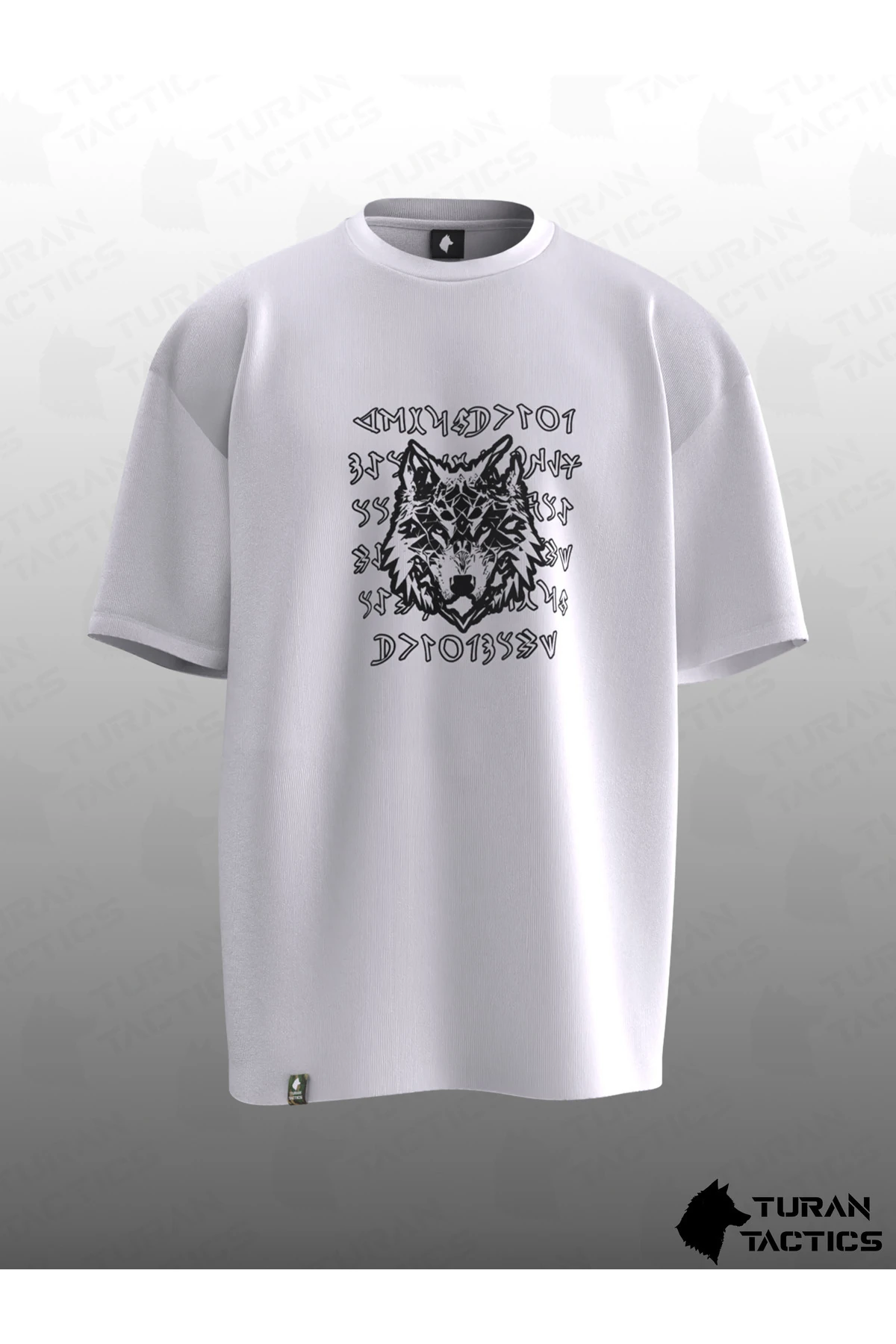 KURT TASARIMLI OVERSIZE UNISEX T-SHIRT