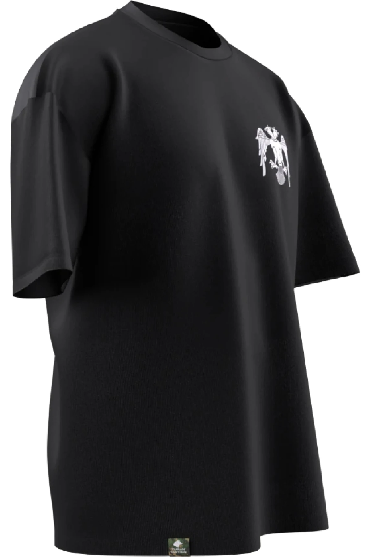SELÇUKLU KARTALI TASARIMLI OVERSIZE UNISEX T-SHIRT