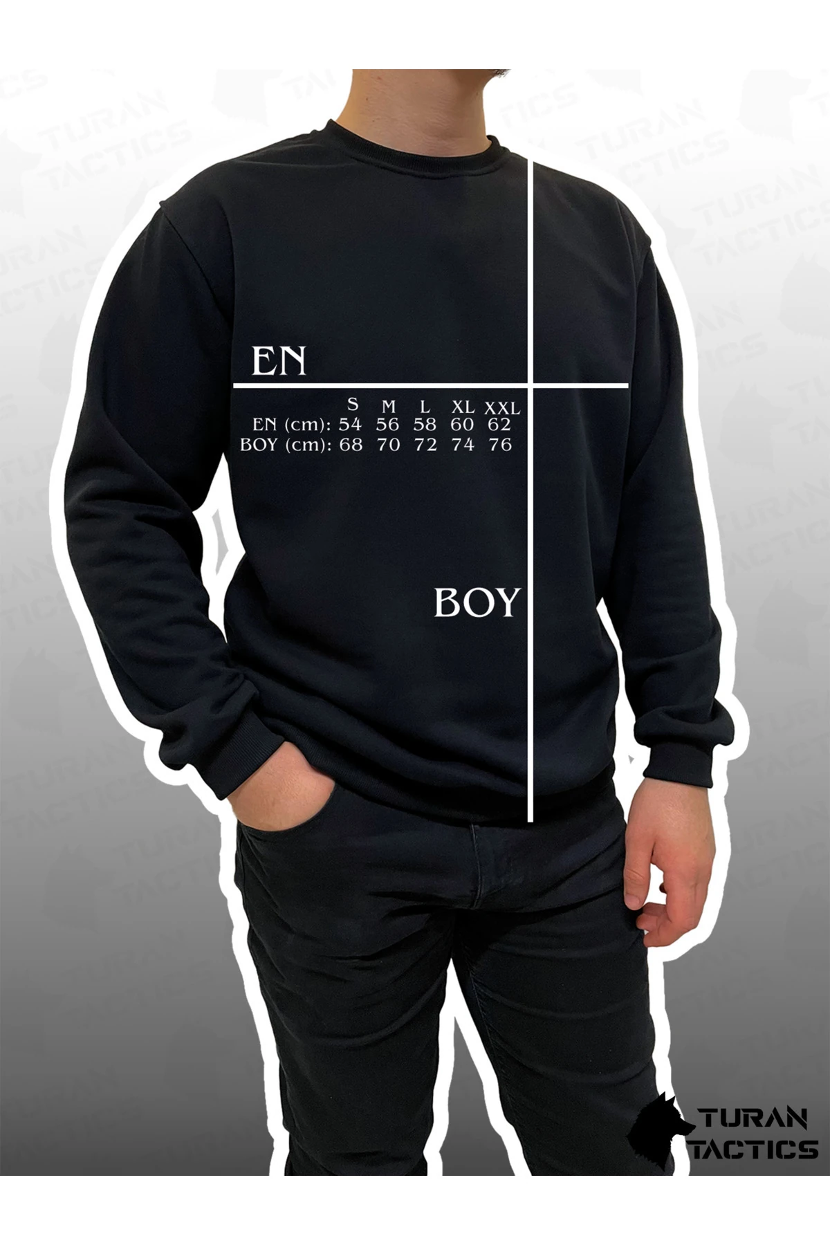 OK (ATSIZ ŞİİR) BASKILI OVERSIZE SWEATSHIRT (UNISEX)