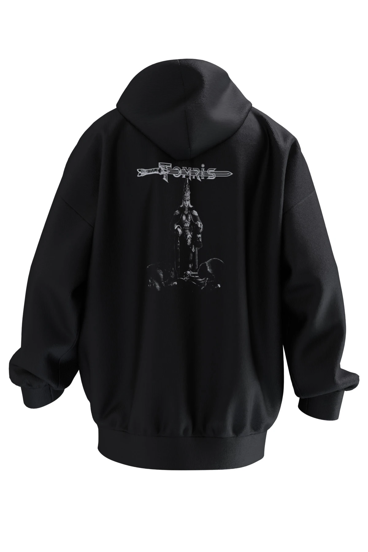 TOMRİS HATUN TASARIMLI OVERSIZE HOODIE (UNISEX)