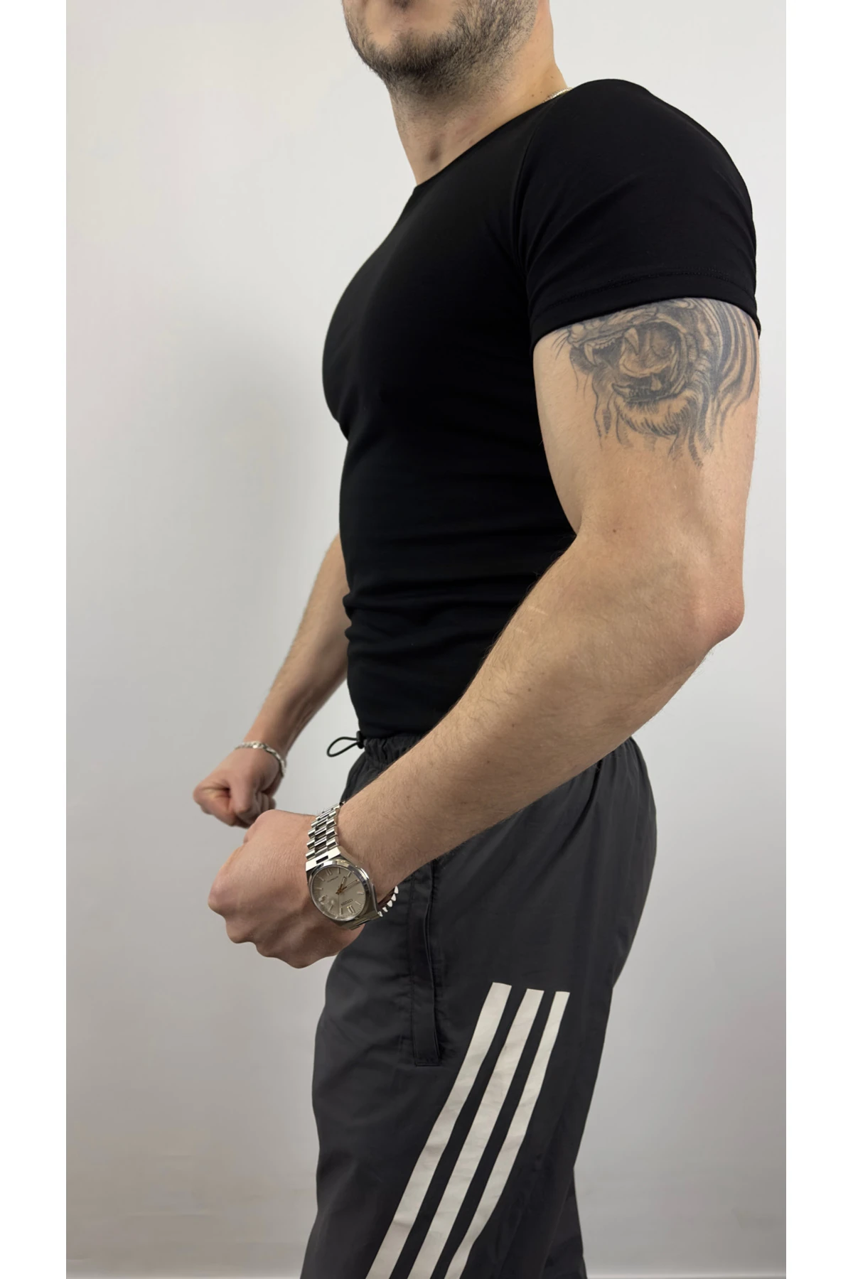 Pamuklu Likralı Body (Badi)