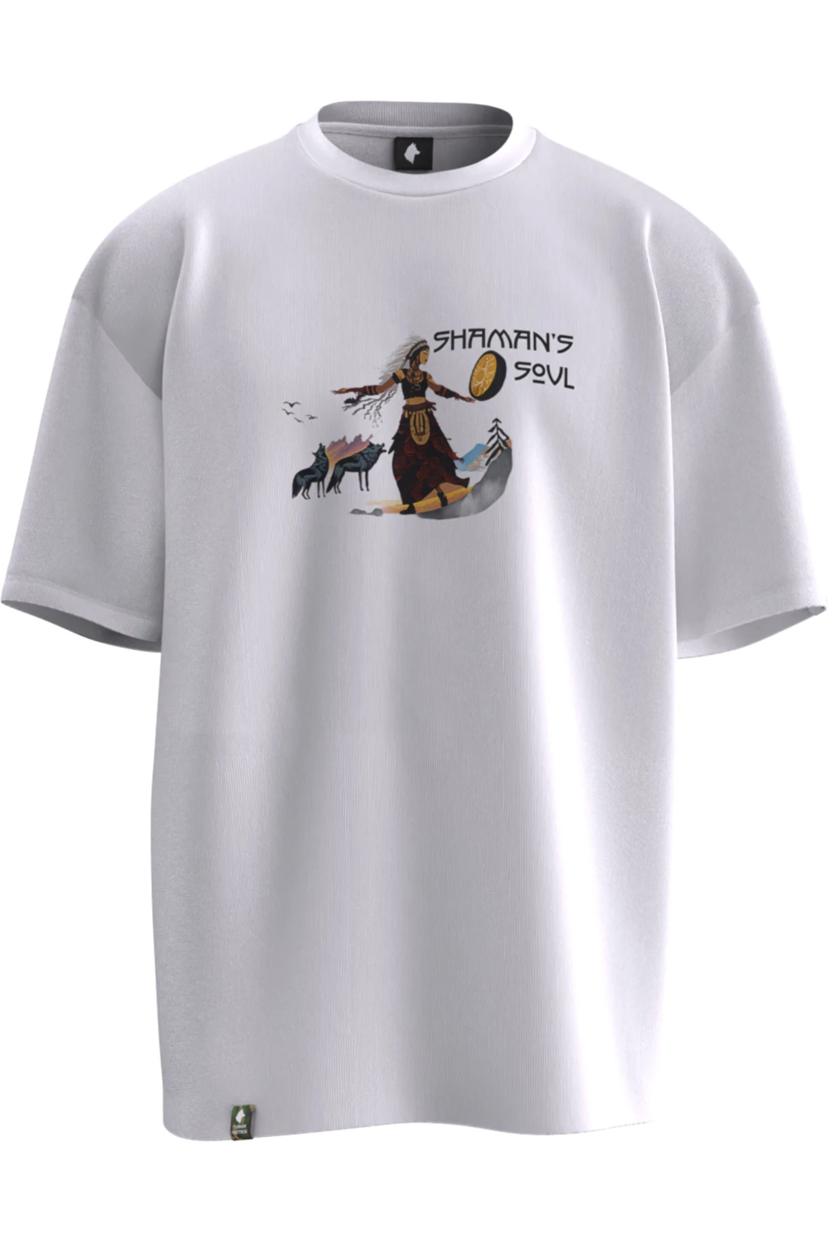 ŞAMAN KADIN TASARIMLI OVERSIZE UNISEX T-SHIRT