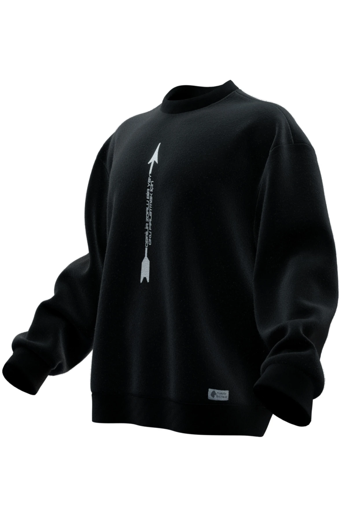 OK (ATSIZ ŞİİR) BASKILI OVERSIZE SWEATSHIRT (UNISEX)