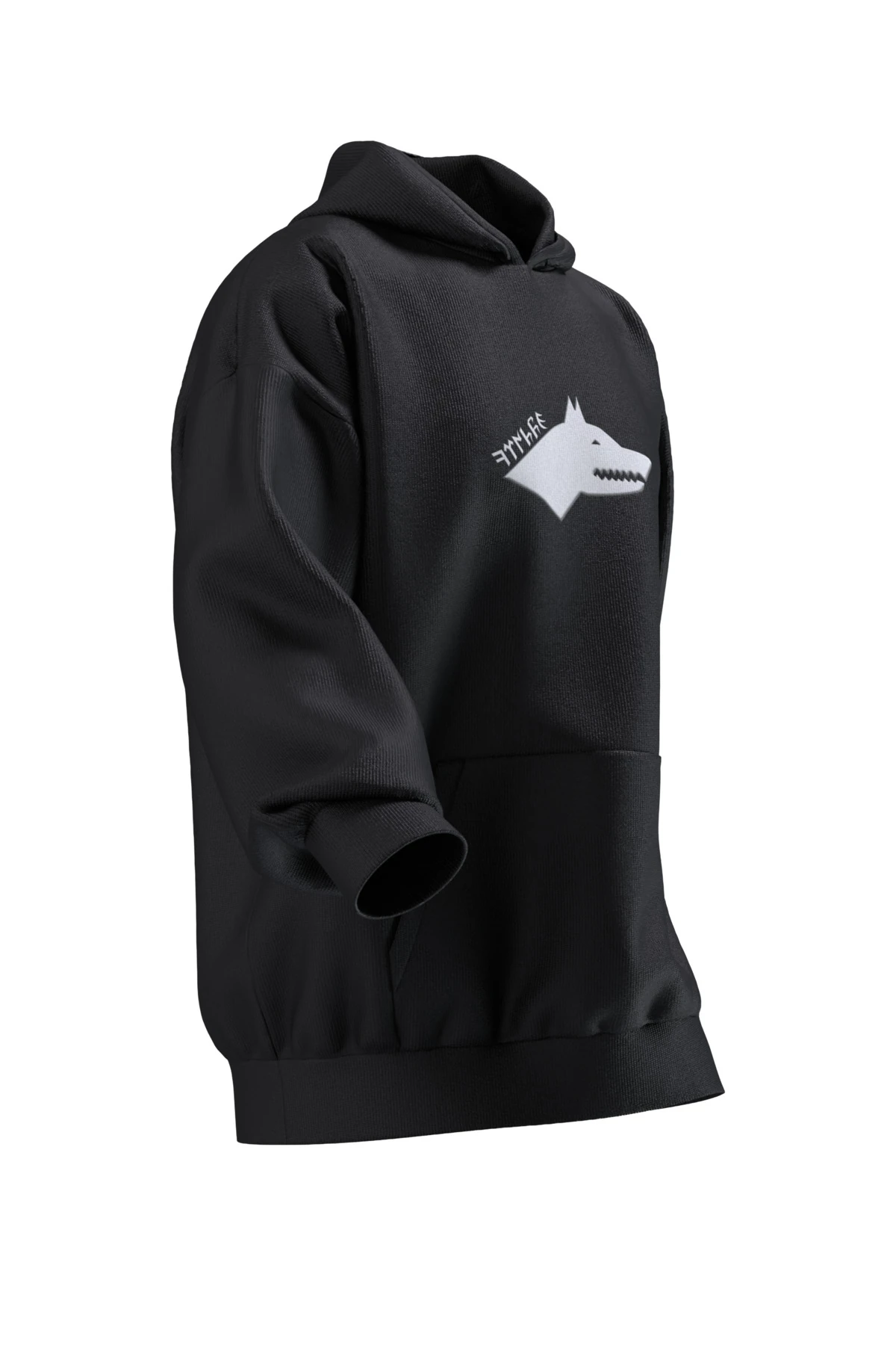 GÖKTÜRK BASKILI OVERSIZE HOODIE (UNISEX)