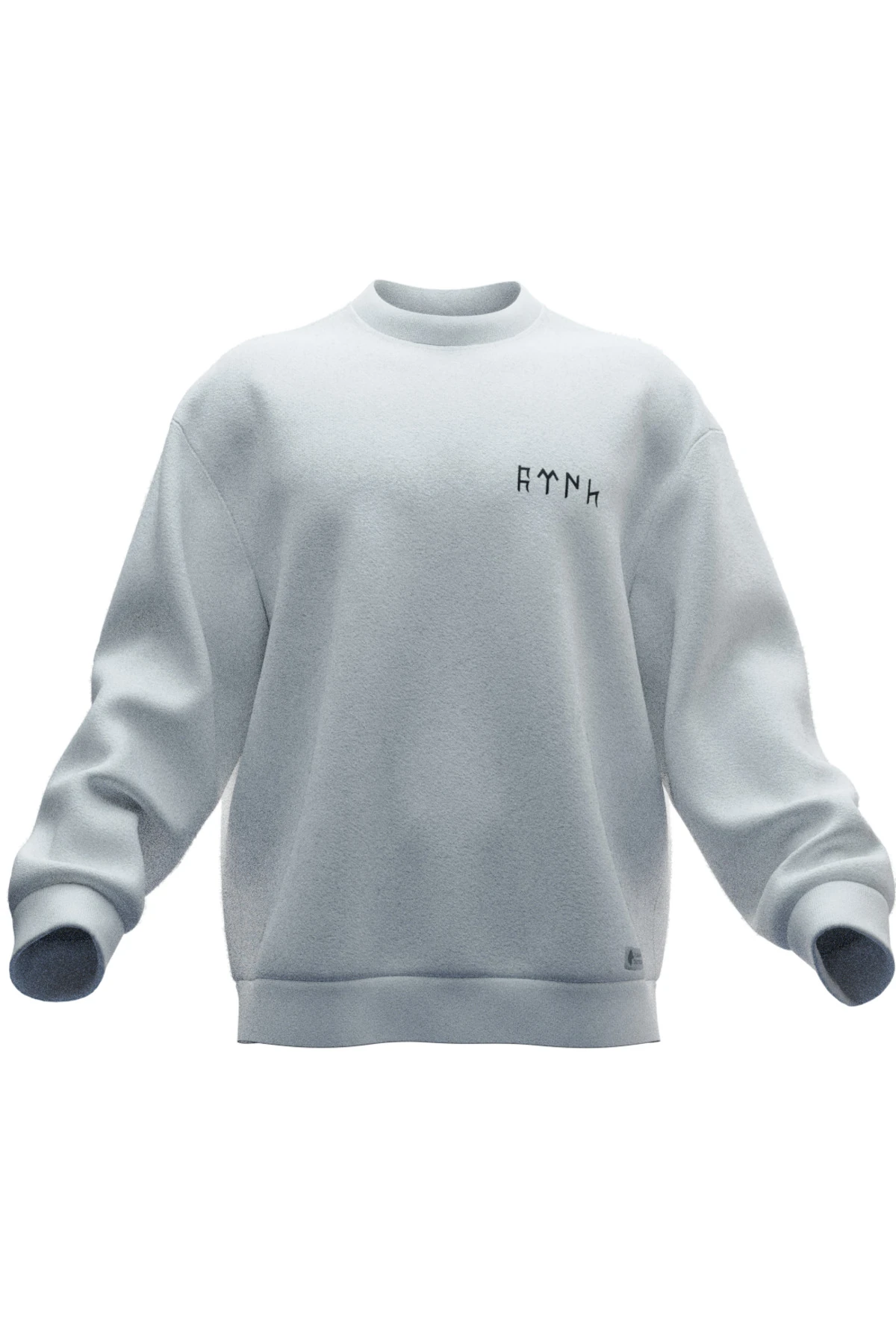 Göktürkçe Türk Tasarımlı Rahat Kalıp Unisex Sweatshirt