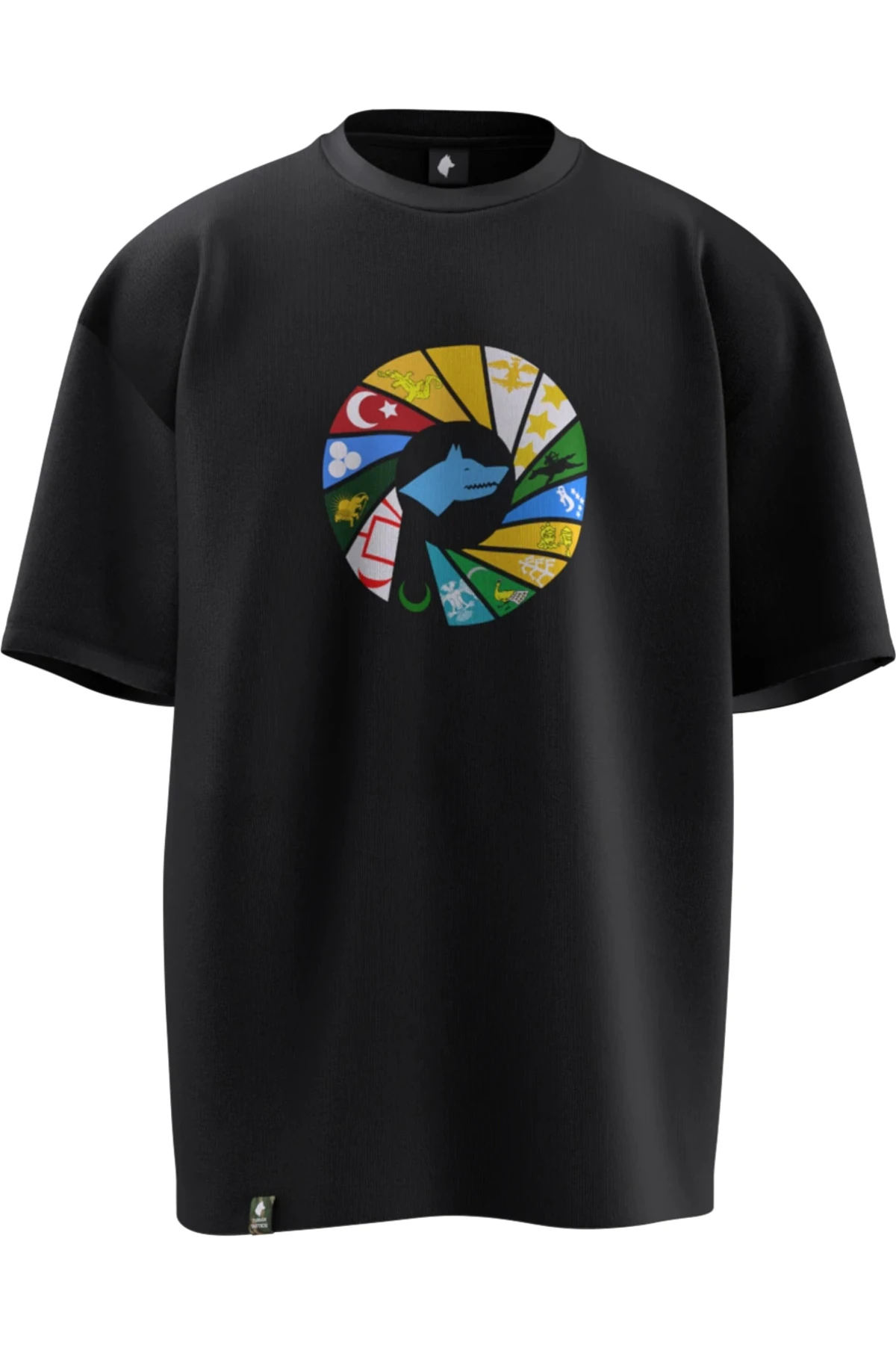 16 TÜRK HANEDANLIĞI TASARIMLI OVERSIZE UNISEX T-SHIRT