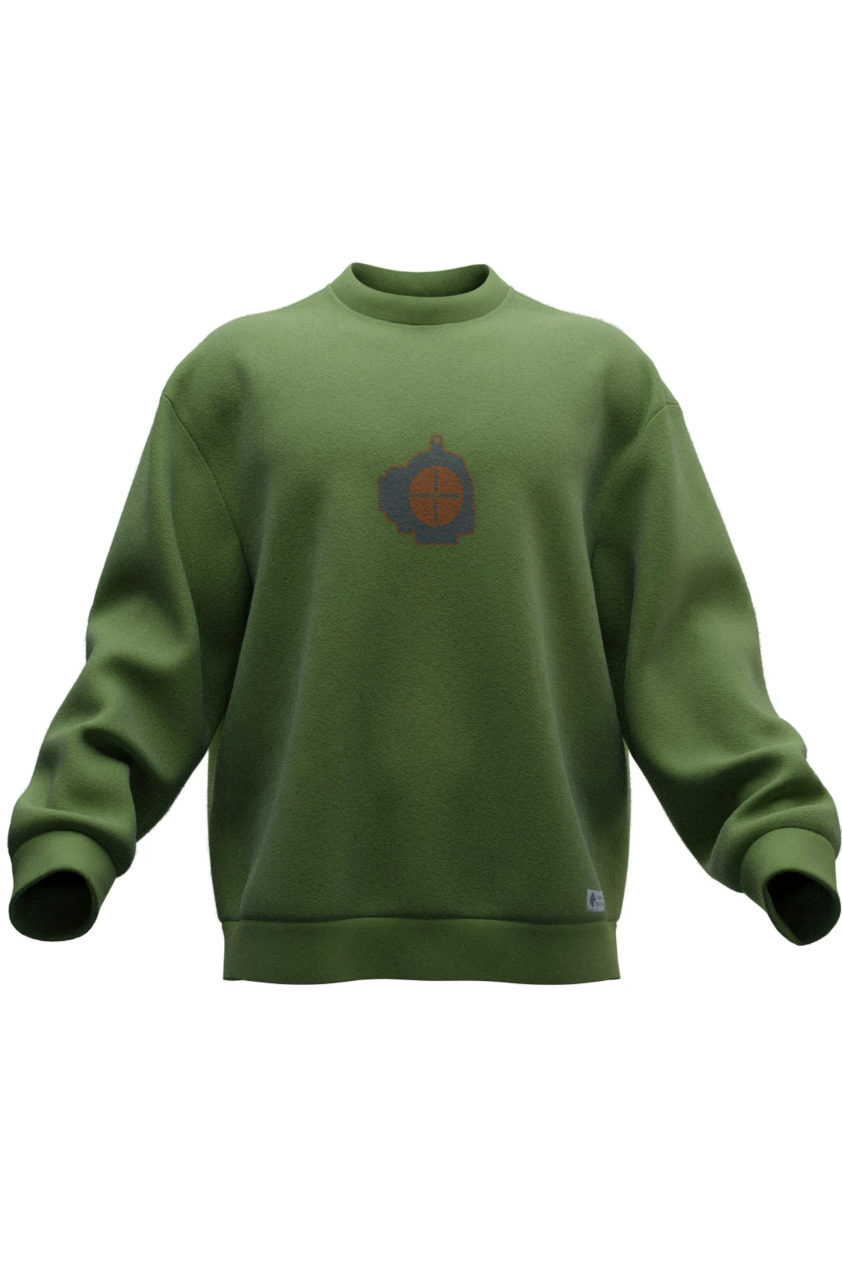 Güvende Kal Tasarımlı Rahat Kalıp Unisex Sweatshirt