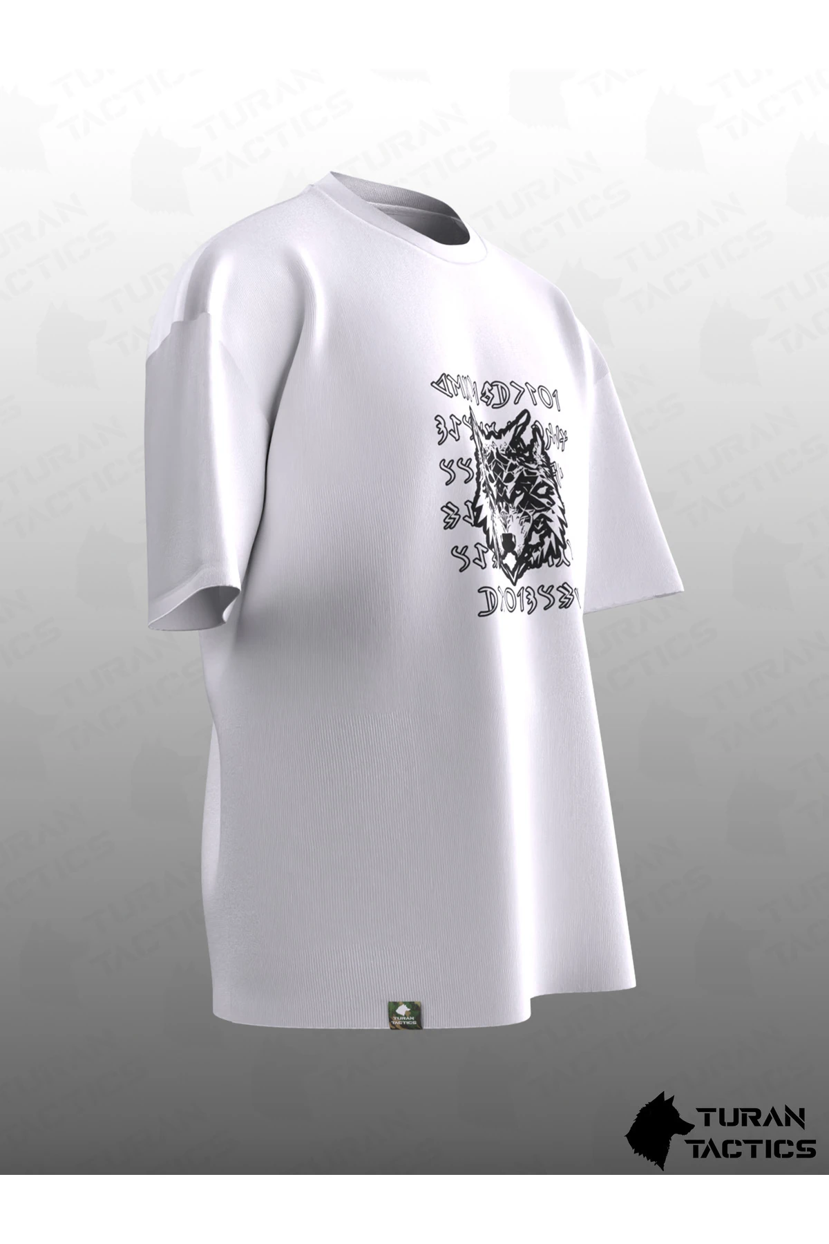 KURT TASARIMLI OVERSIZE UNISEX T-SHIRT