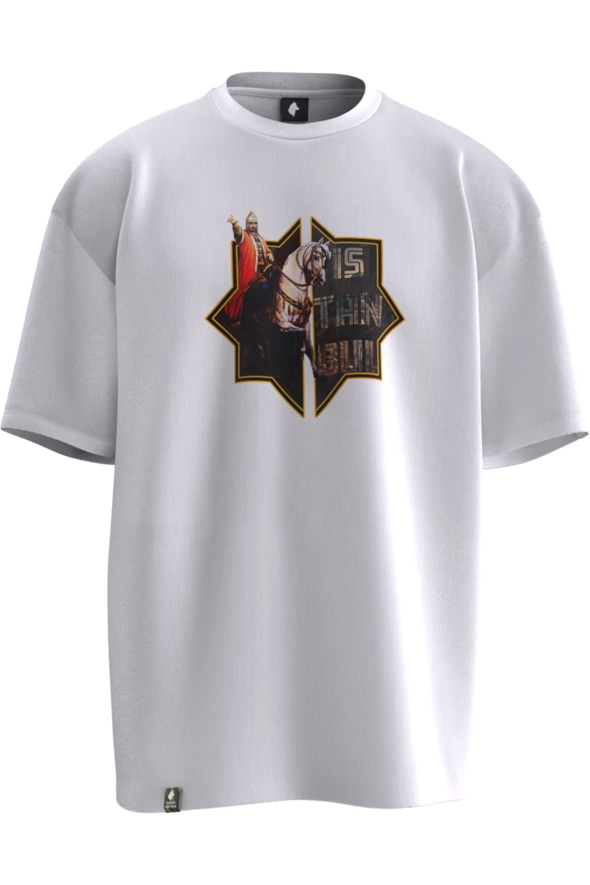 Fatih Sultan Mehmed Tasarımlı Oversıze Unısex T-shırt