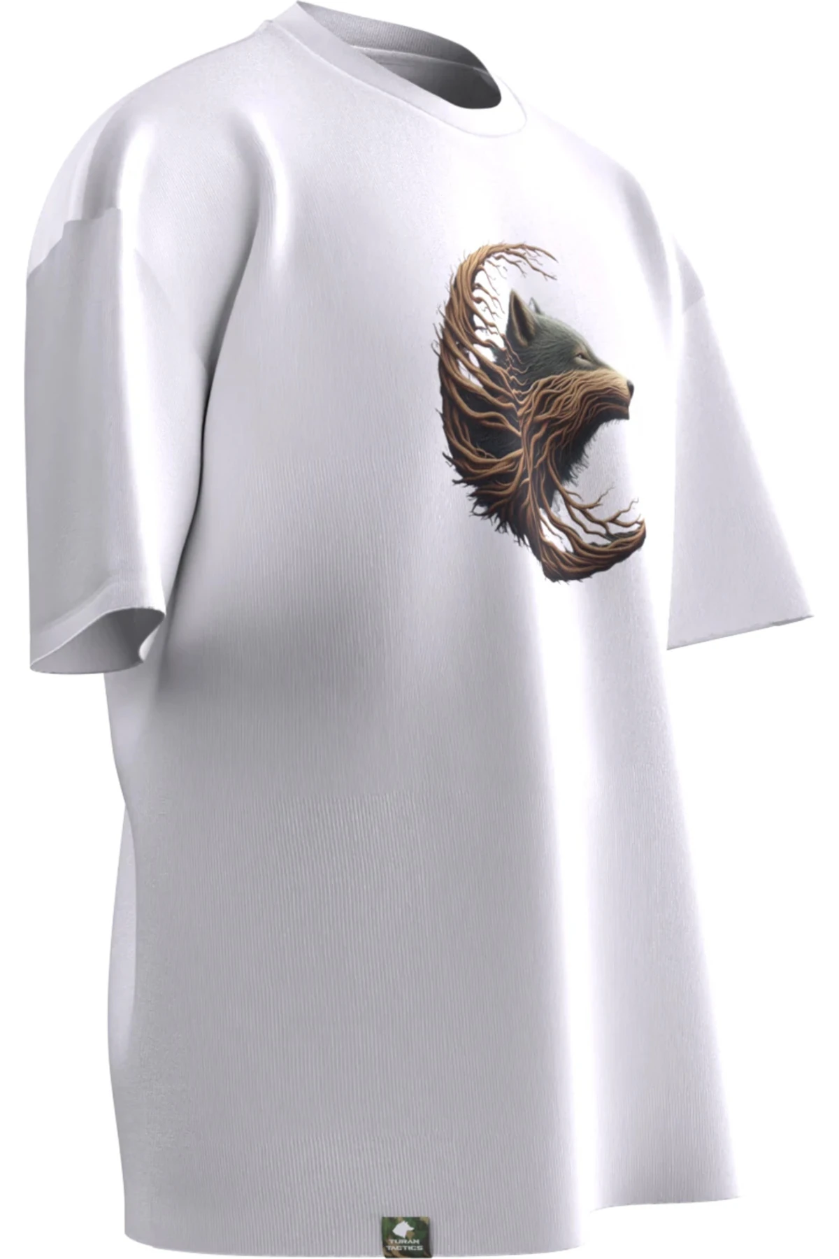 BOZKURT v3 TASARIMLI OVERSIZE UNISEX T-SHIRT