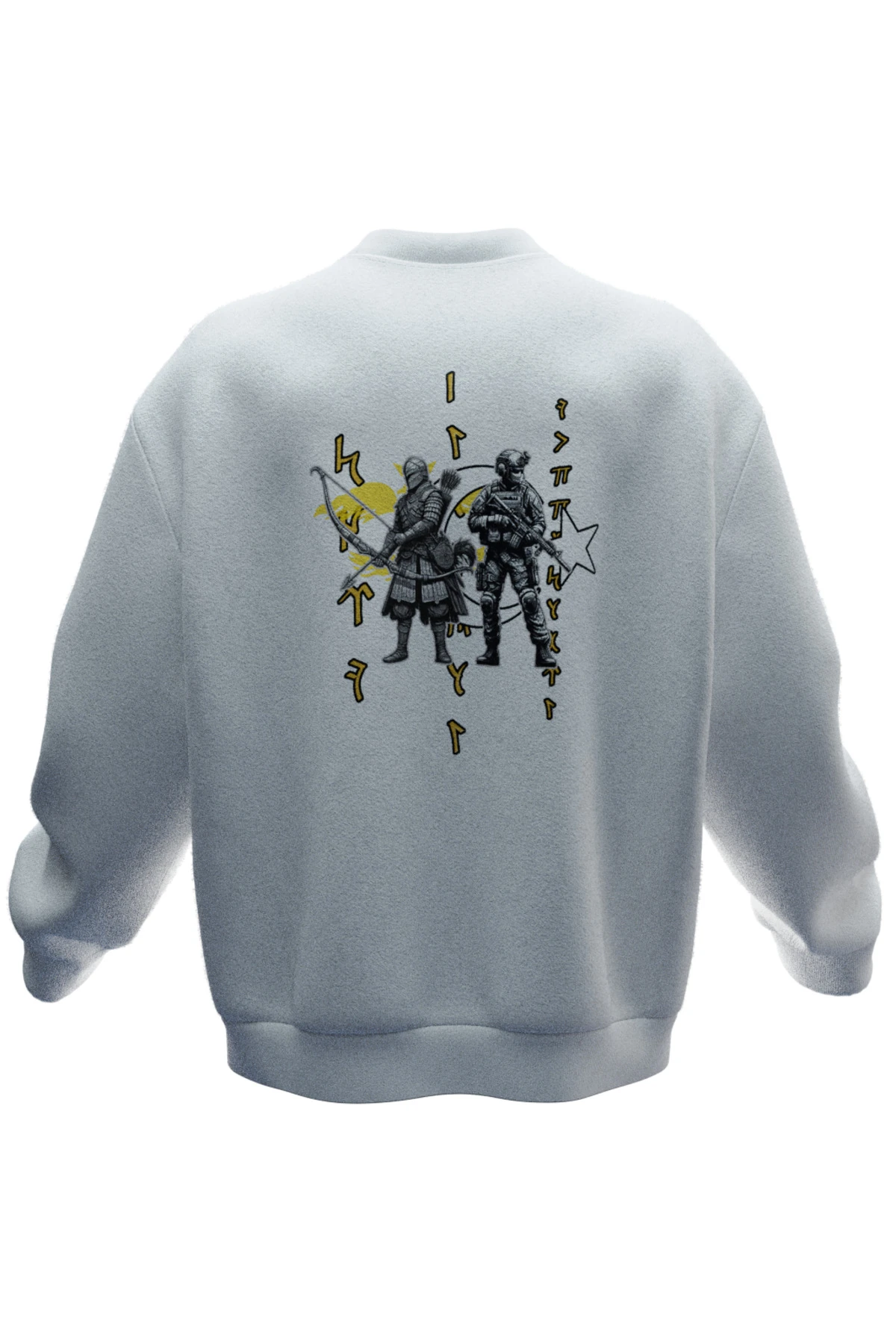 Türk Silahlı Kuvvetleri (Geçmişten Günümüze) Tasarımlı Rahat Kalıp Unisex Sweatshirt