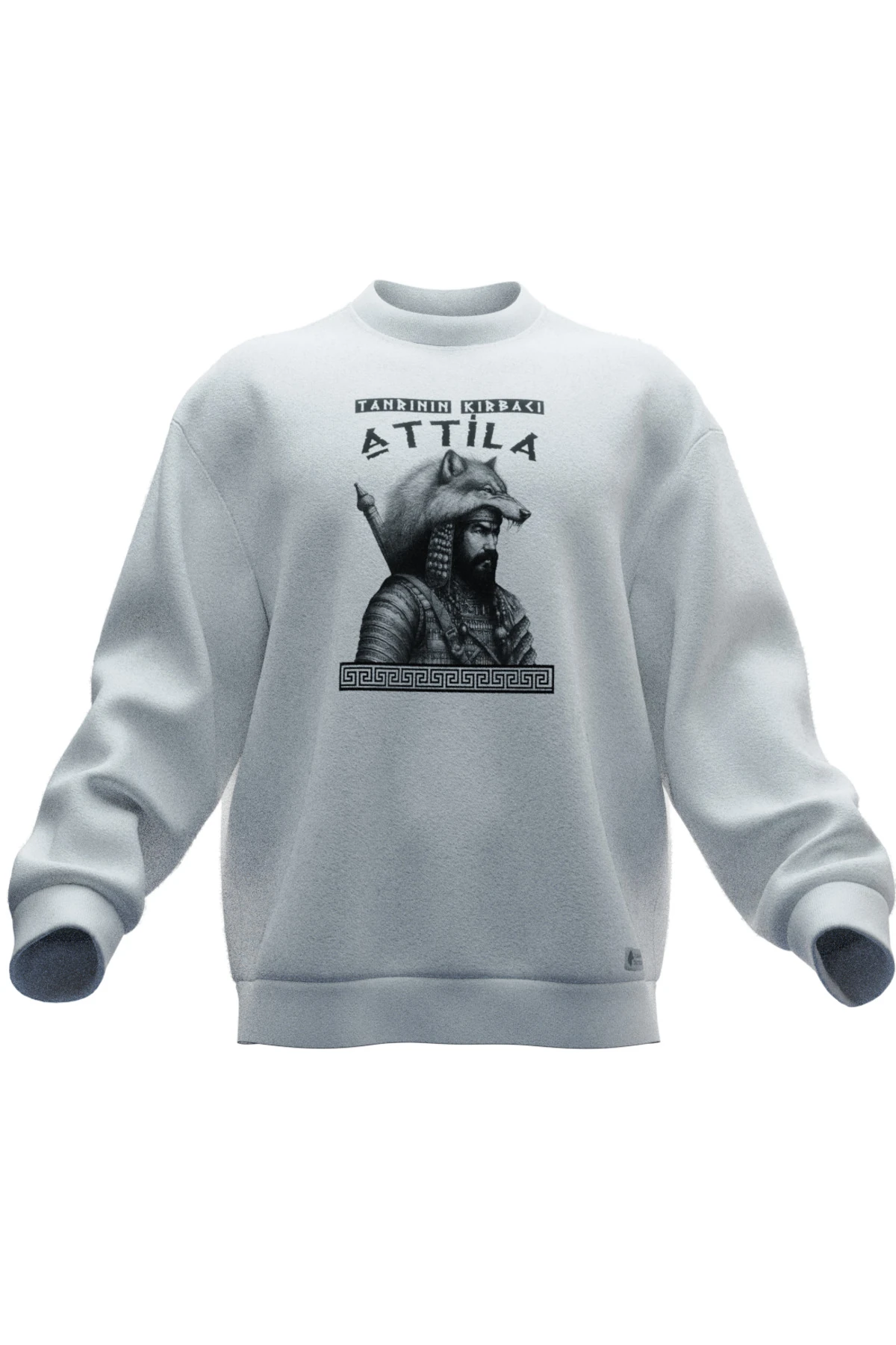 ATTİLA (TANRININ KIRBACI) BASKILI OVERSIZE SWEATSHIRT (UNISEX)
