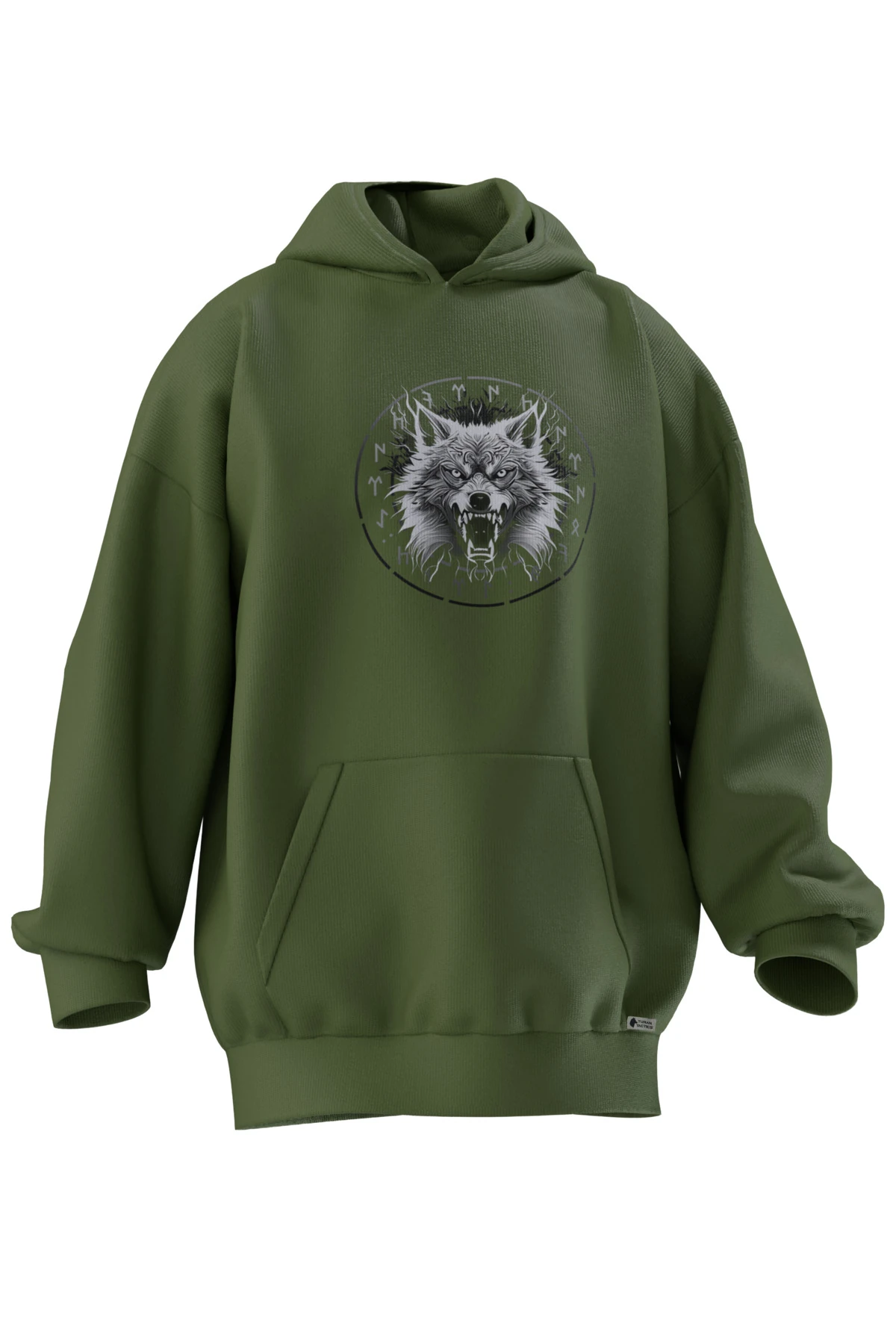 TTT GÖKBÖRÜ BASKILI OVERSIZE HOODIE (UNISEX)