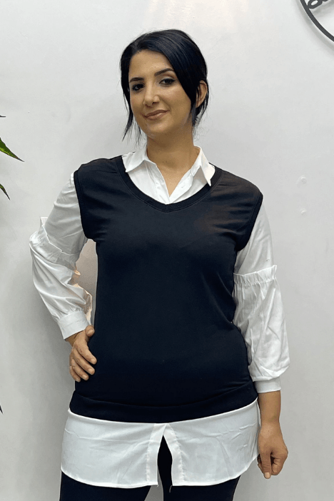 Gömlekli Sweat