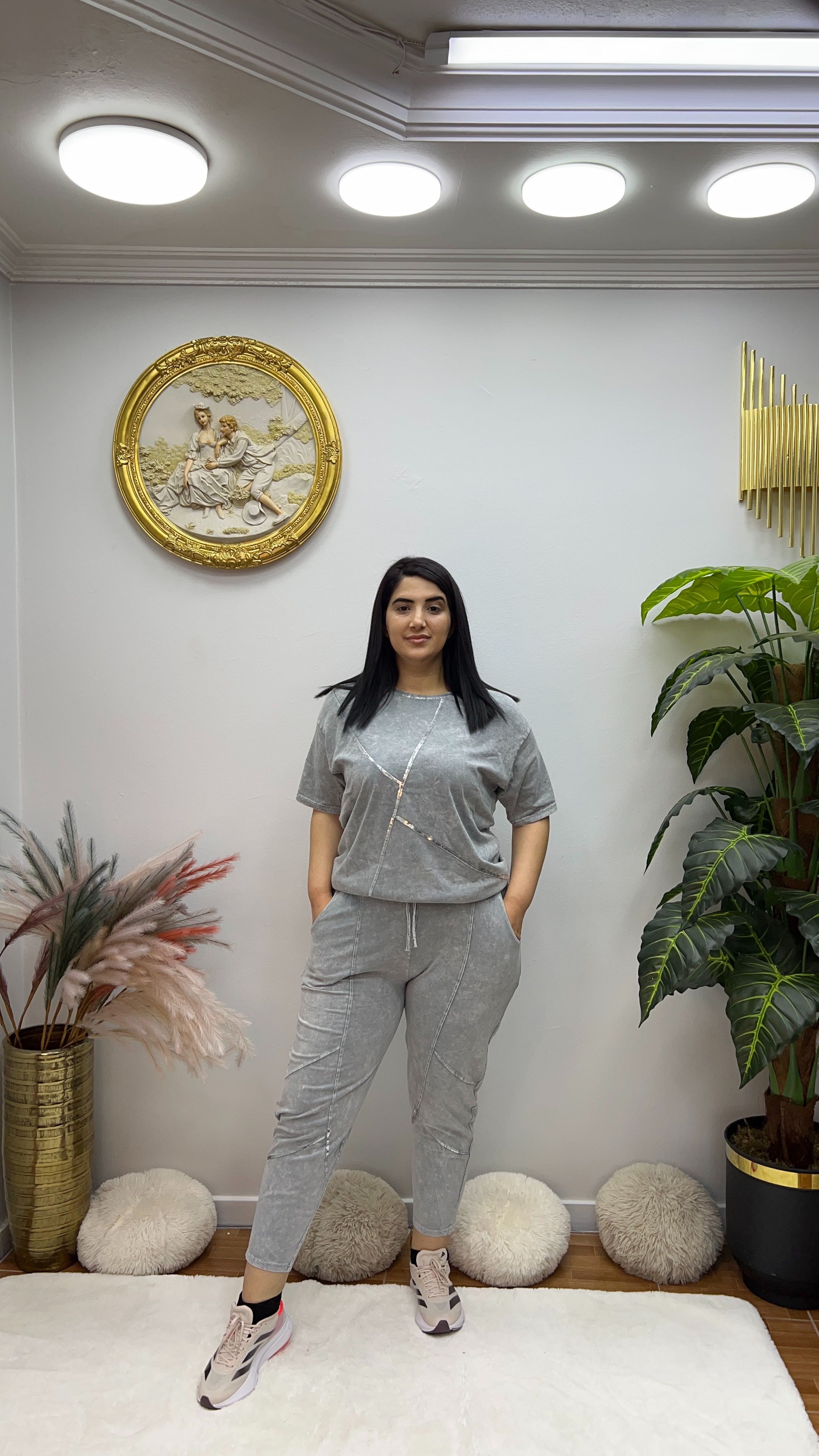 Olivia Takım - Gri
