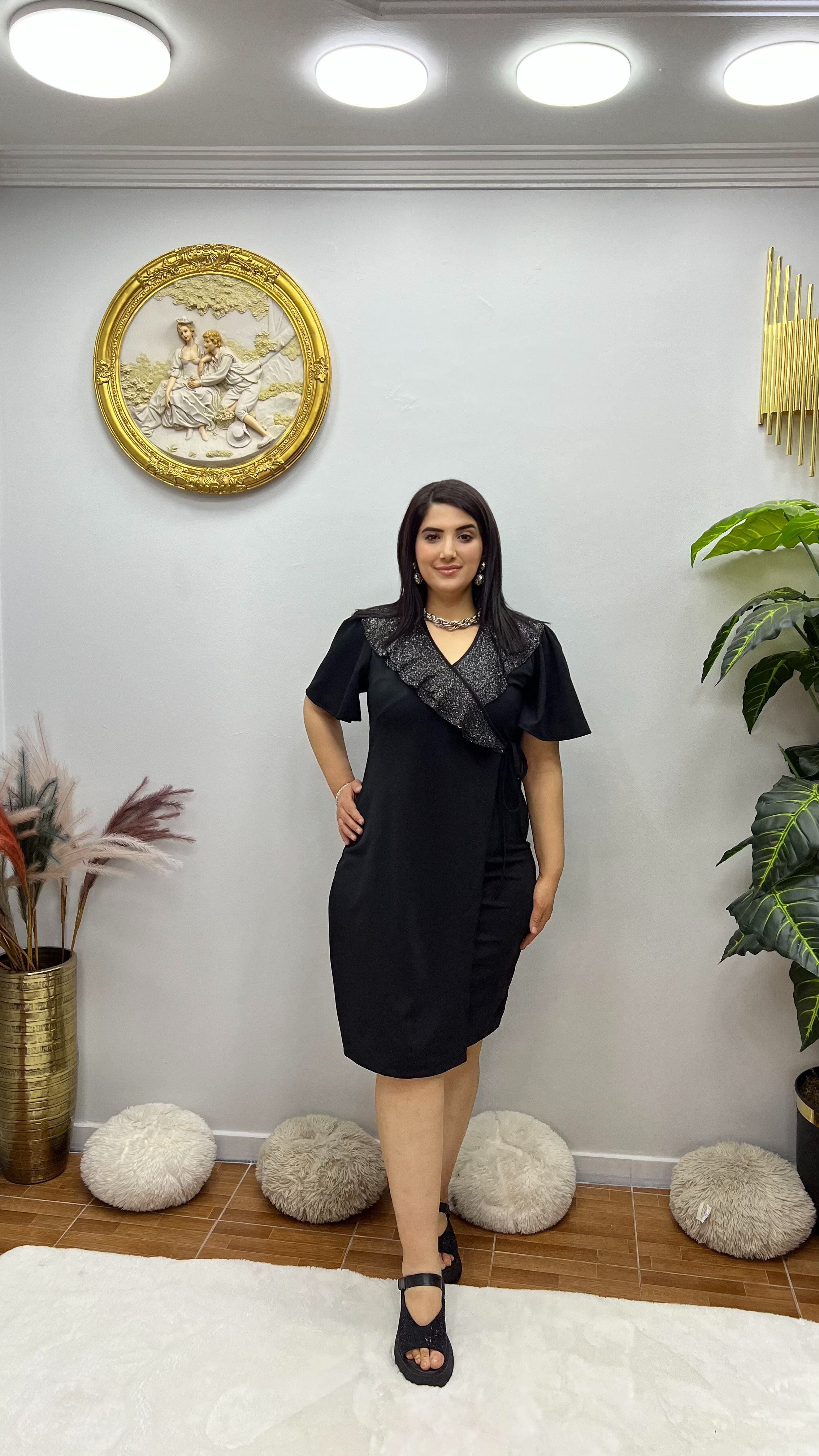 Büyük Beden Royal Elbise